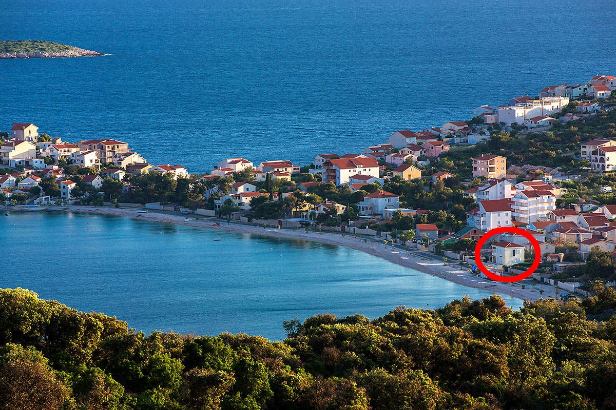2-Zimmer-Ferienwohnung am Strand Sevid, Trogir A-12671-a