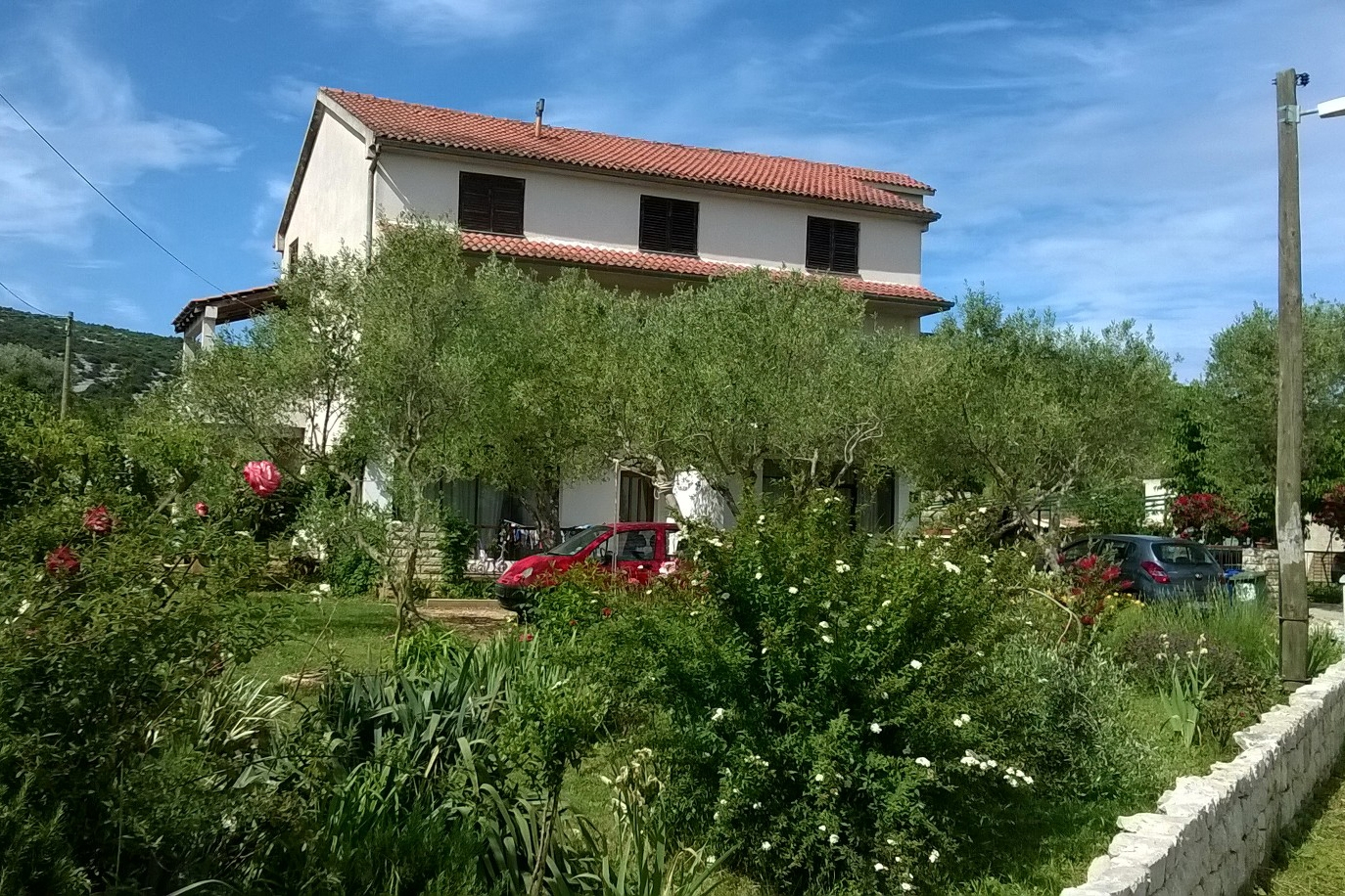 2-Zimmer-Ferienwohnung mit Terrasse und Meerblick Tkon, Pasman A-16275