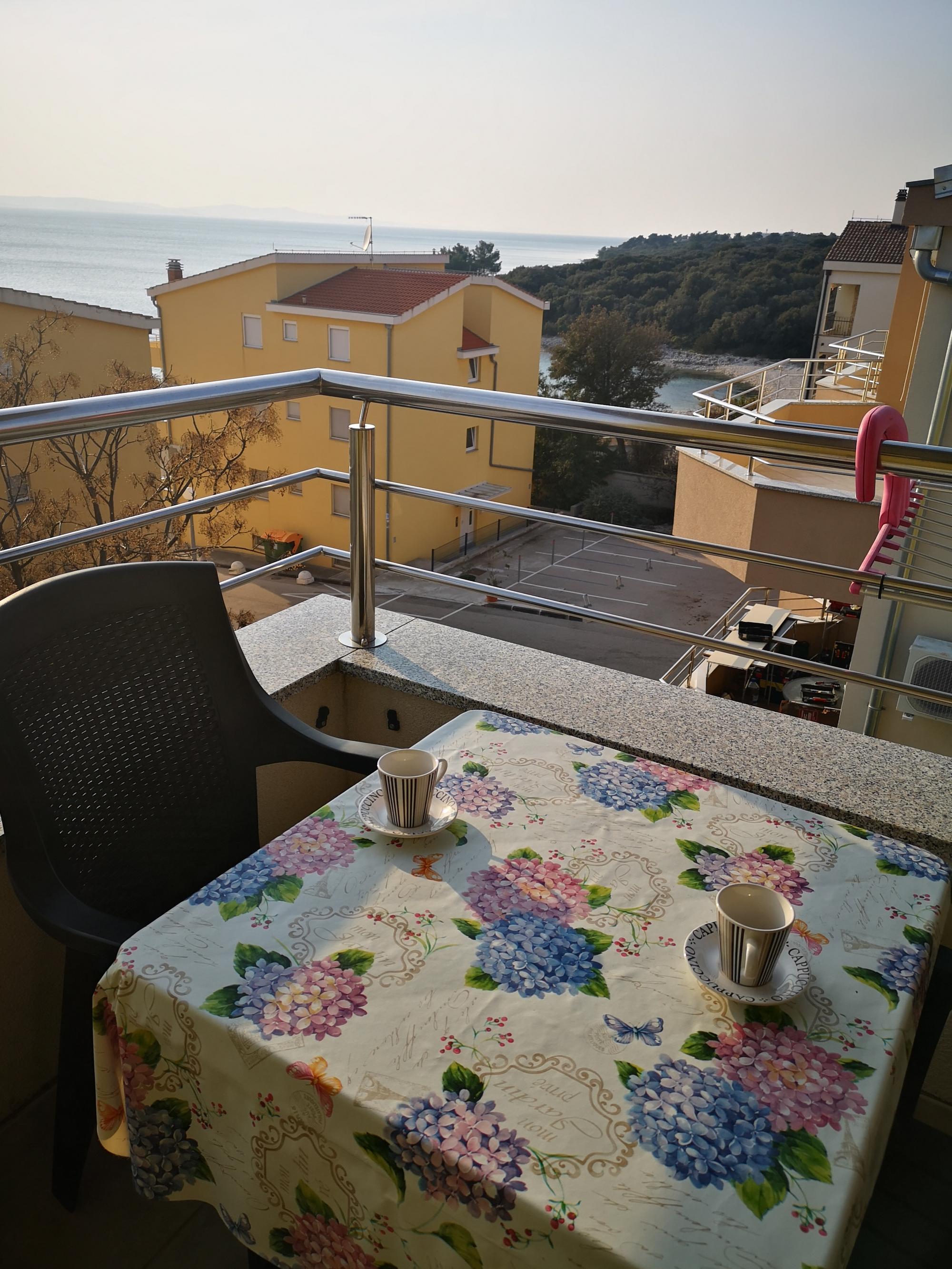 1-Zimmer-Ferienwohnung mit Terrasse und Meerblick Kozino, Zadar A-5755