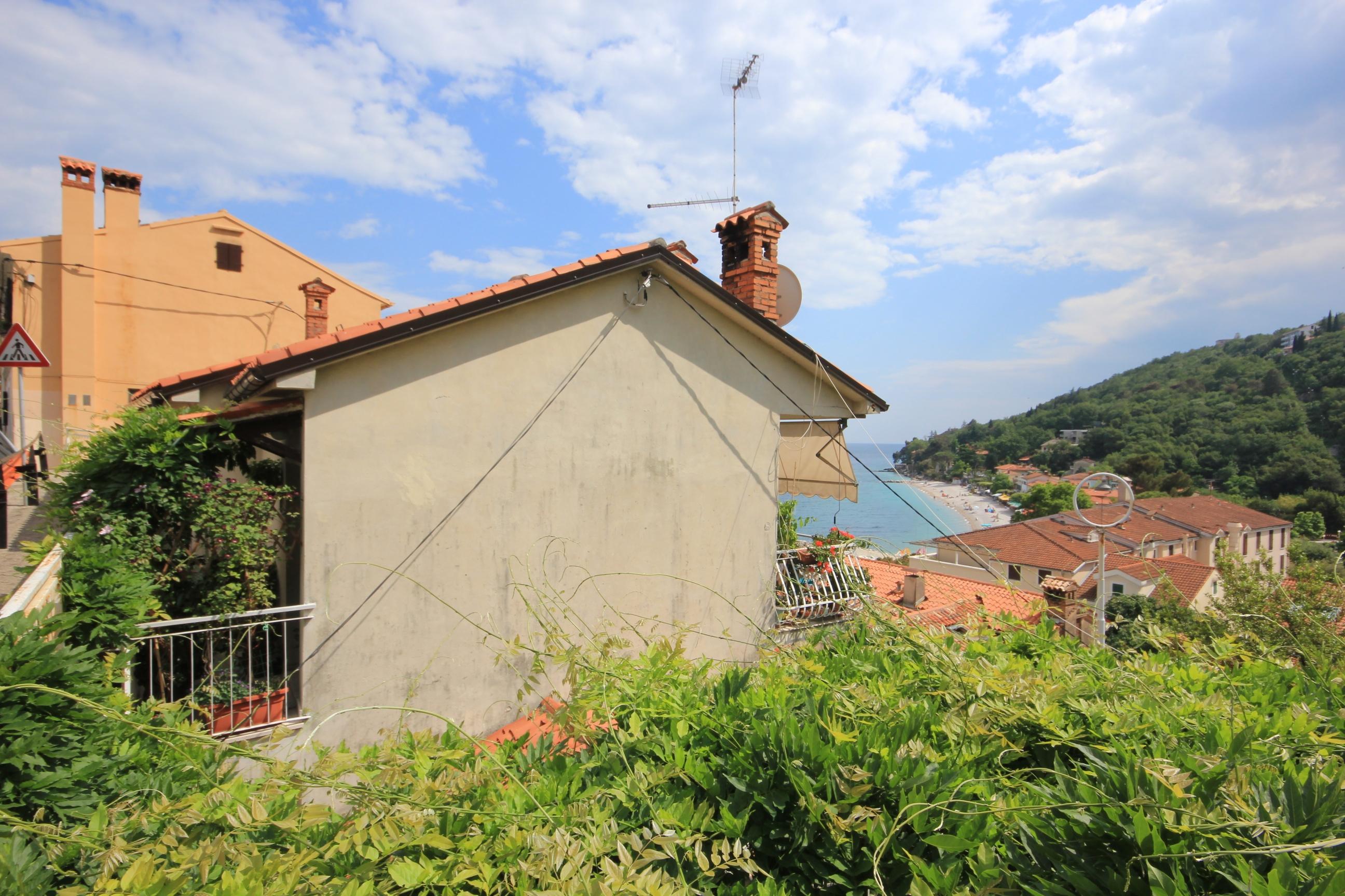 2-Zimmer-Ferienwohnung mit Terrasse und Meerblick Moscenicka Draga, Op