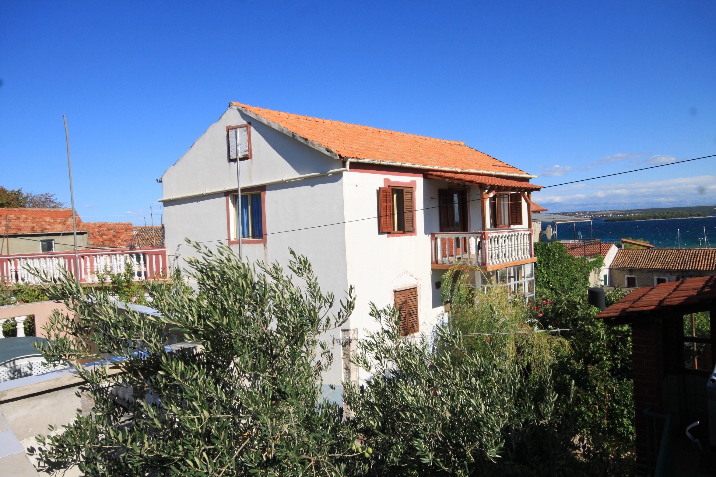2-Zimmer-Ferienwohnung mit Terrasse und Meerblick Tkon, Pasman A-8411-