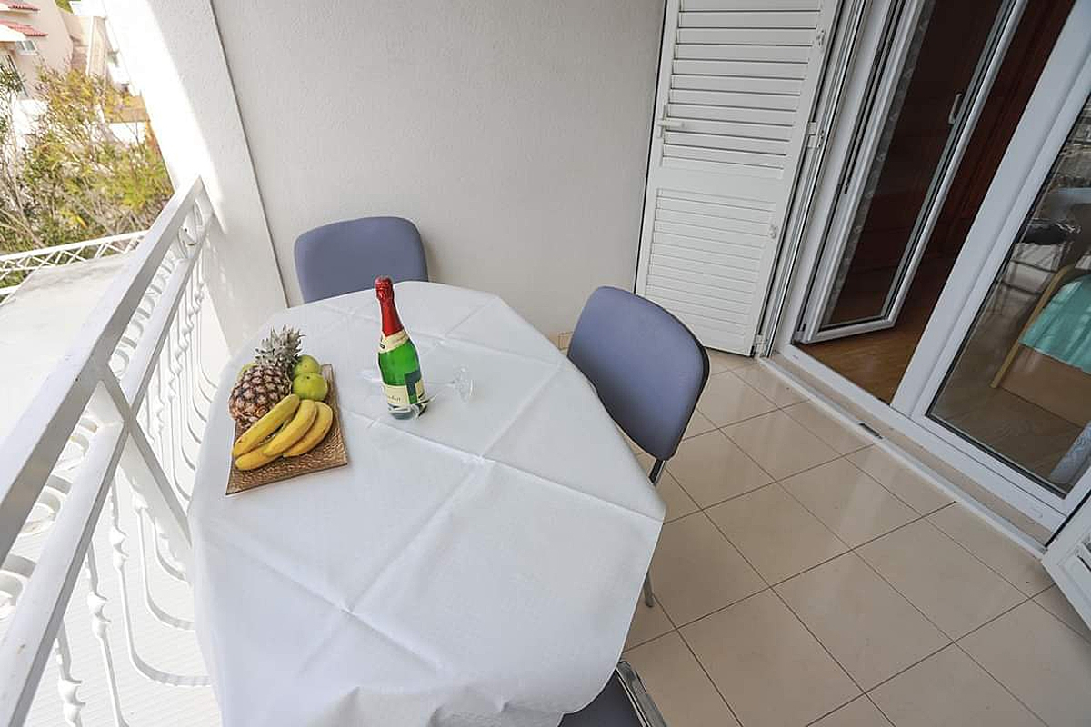 Studio Appartement mit Terrasse und Meerblick Baska Voda, Makarska AS-