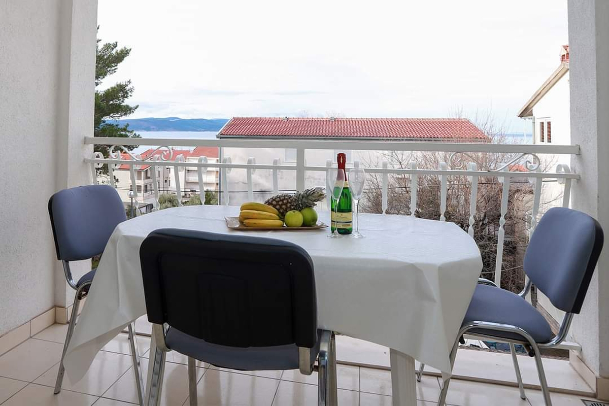 Studio Appartement mit Terrasse und Meerblick Baska Voda, Makarska AS-