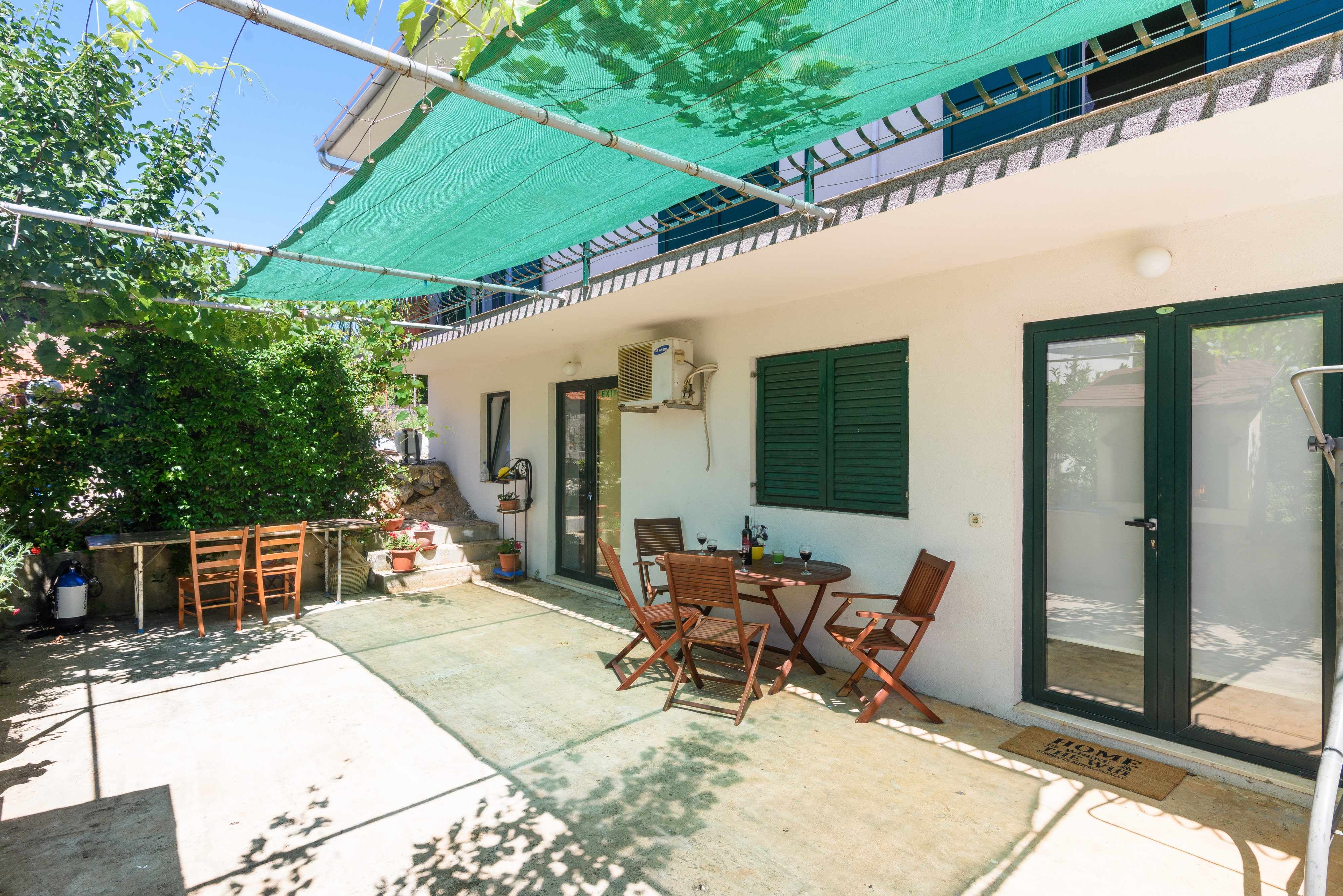 Studio Appartement mit Terrasse Marina, Trogir AS-14258-a