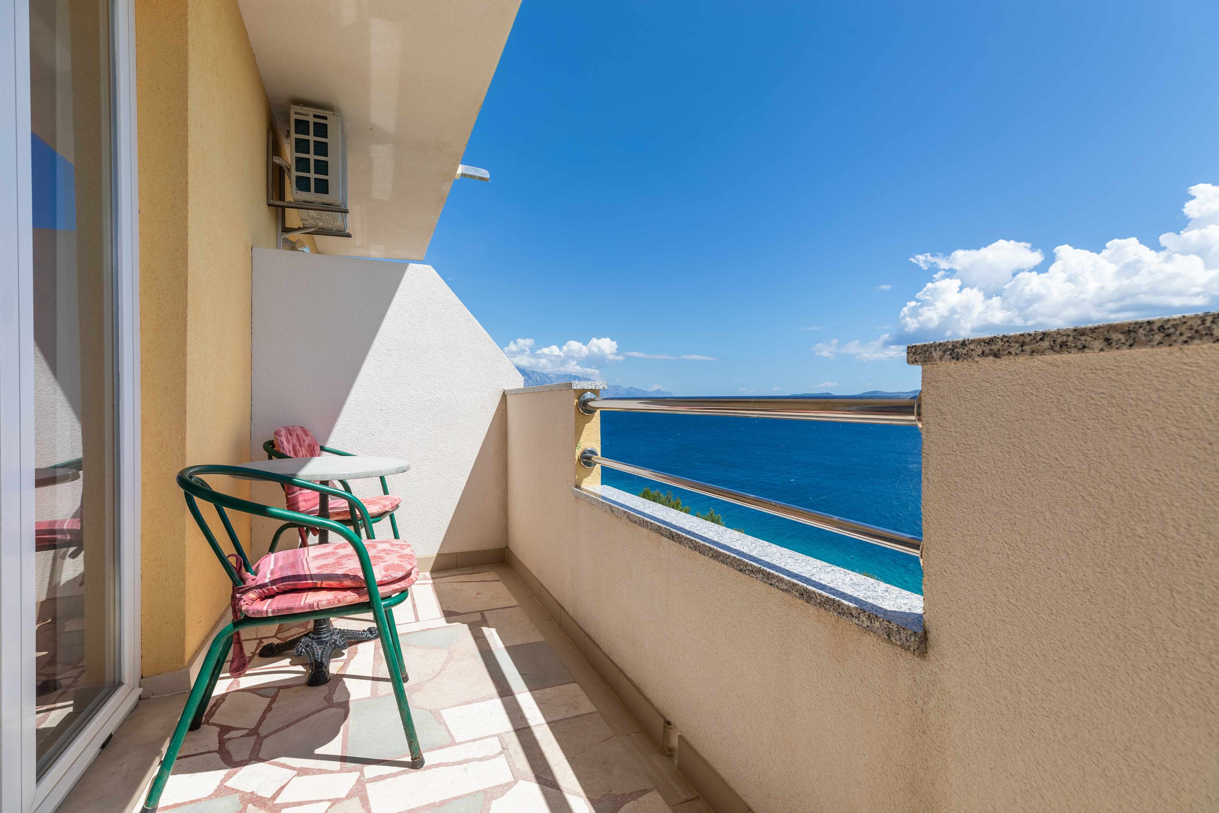 Studio Appartement mit Balkon und Meerblick Lokva Rogoznica, Omis AS-2