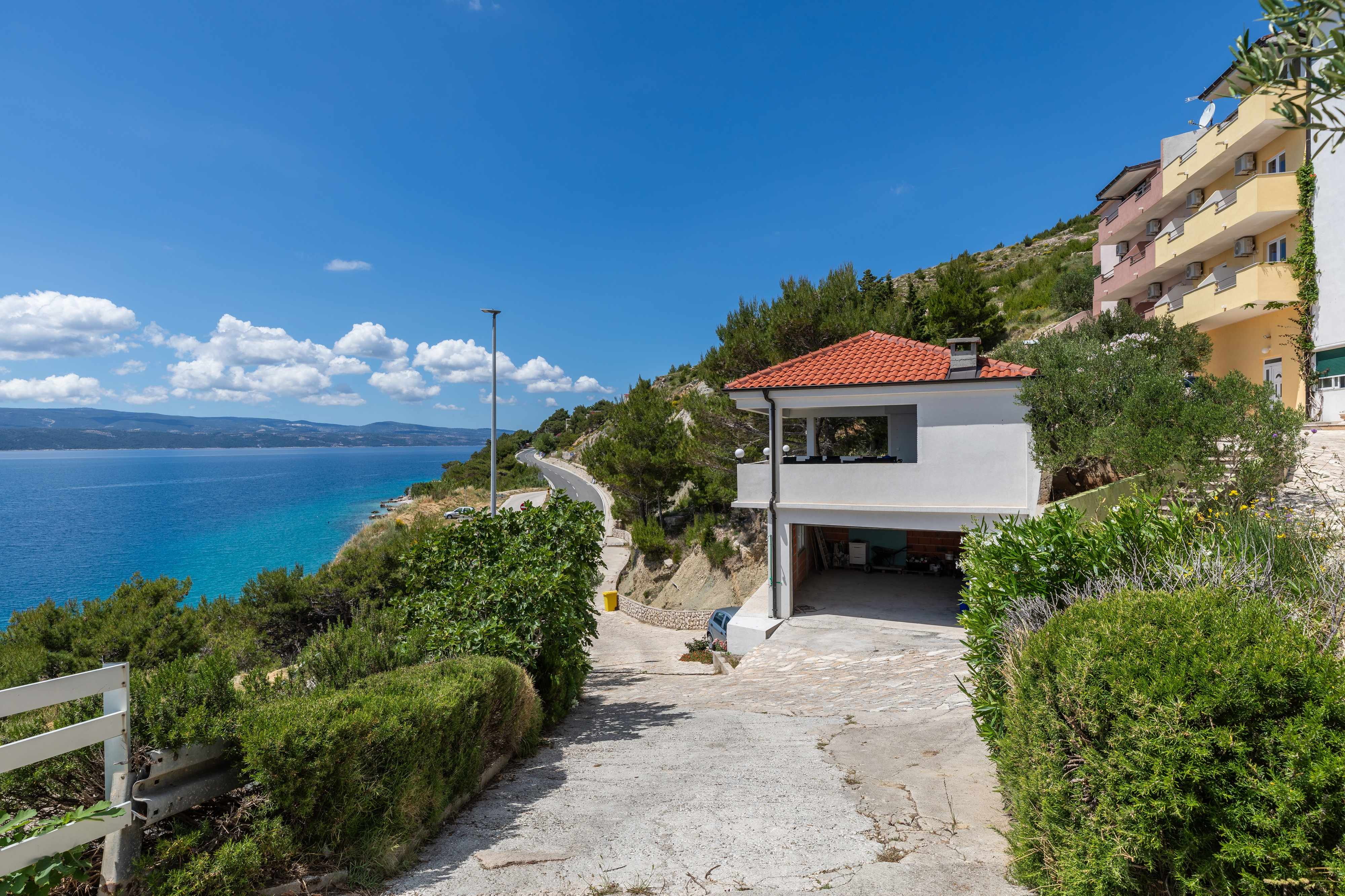 Studio Appartement mit Balkon und Meerblick Lokva Rogoznica, Omis AS-2