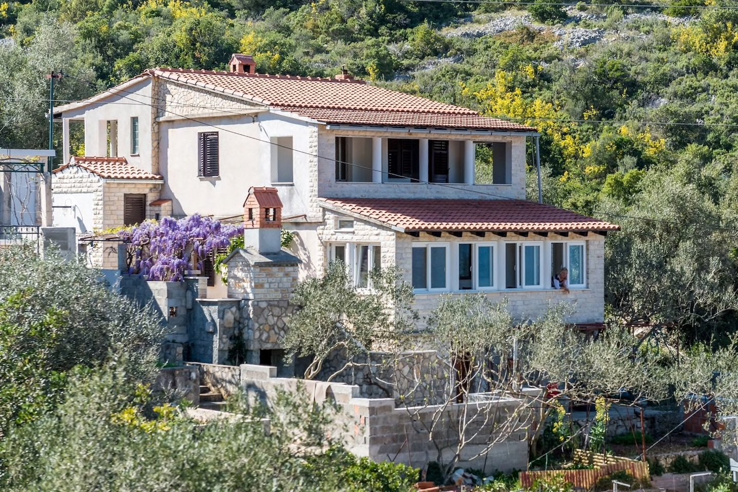 2-Zimmer-Ferienwohnung mit Terrasse und Meerblick Bucht Donja Krušica,