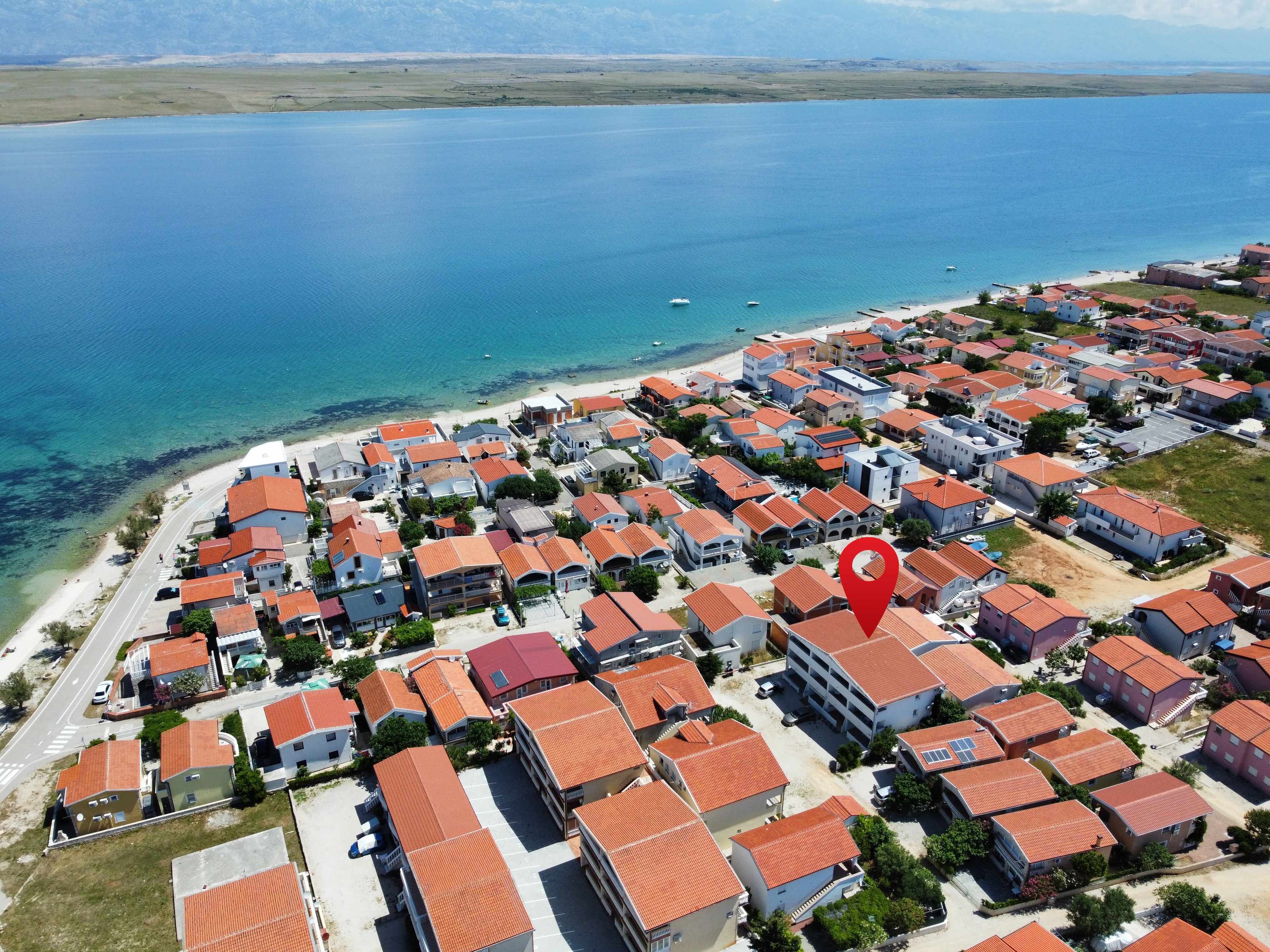 2-Zimmer-Ferienwohnung mit Terrasse und Meerblick Vir A-21081-a