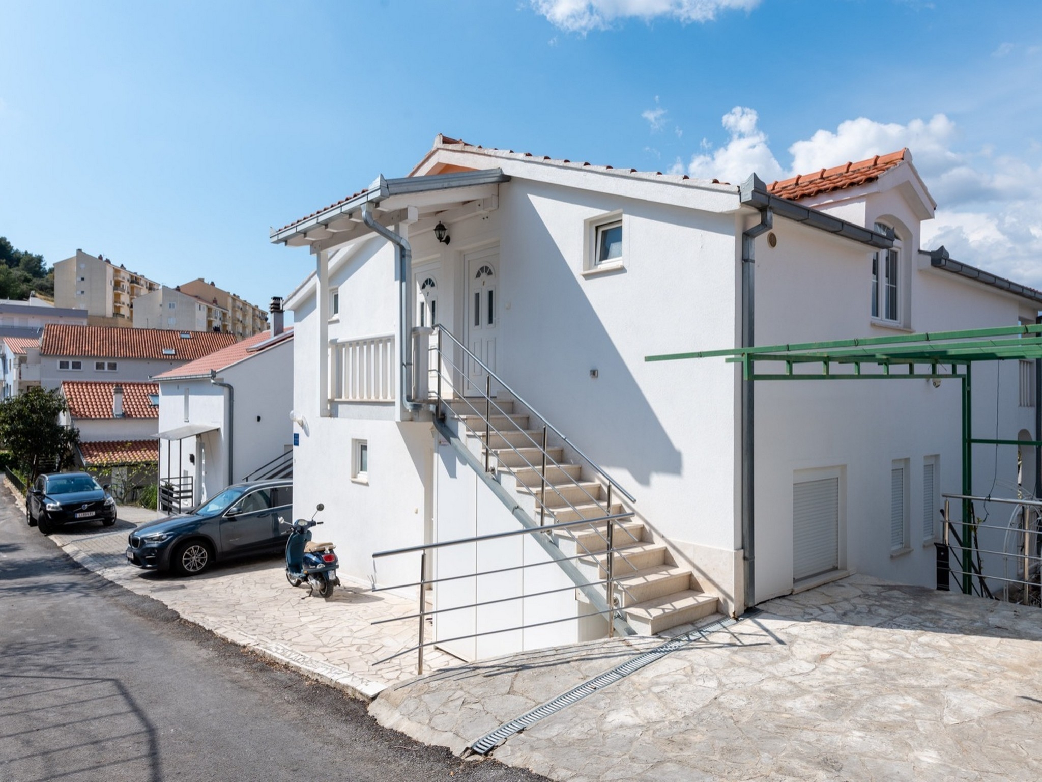 1-Zimmer-Ferienwohnung mit Balkon und Meerblick Mastrinka (Ciovo) A-22