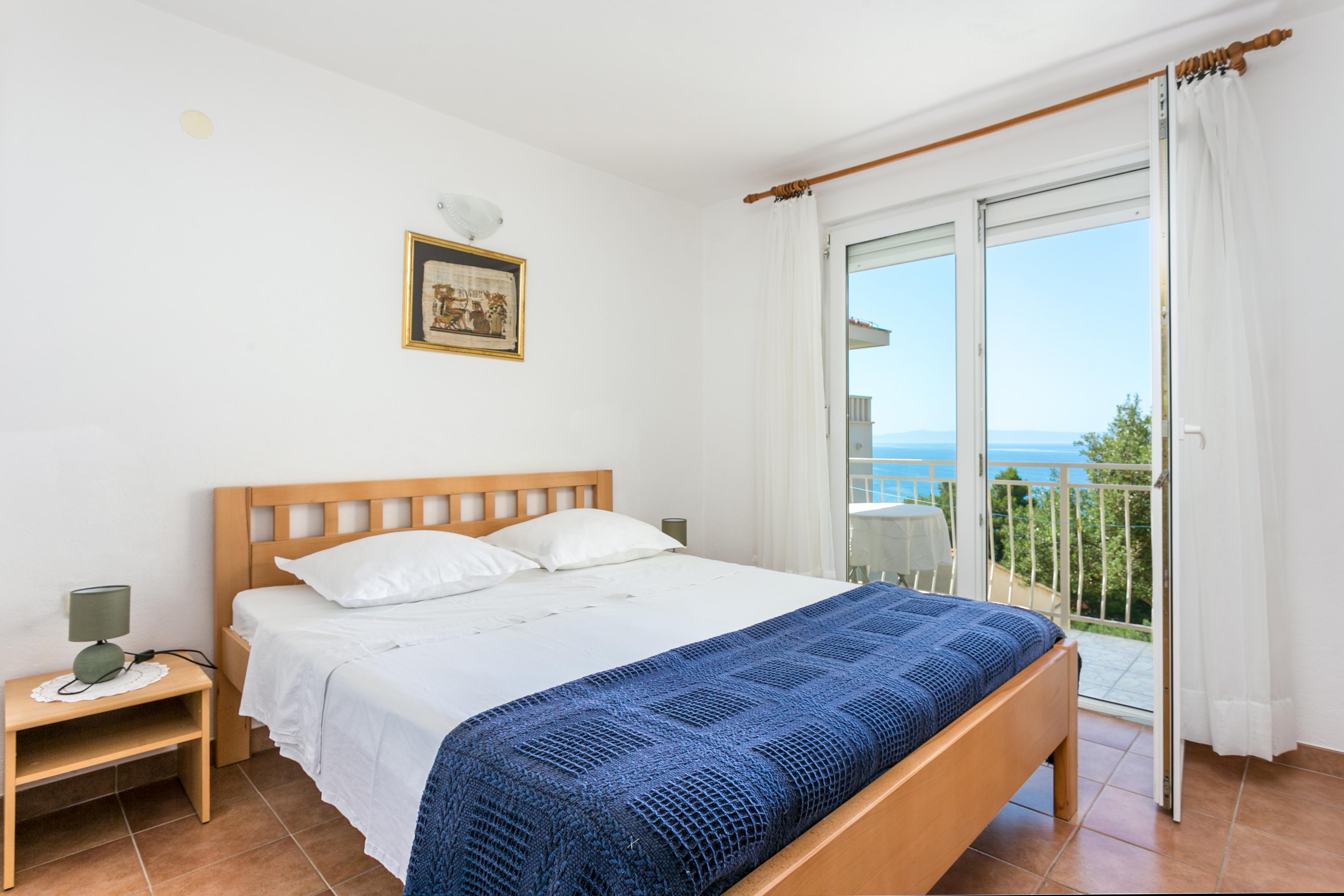 1-Zimmer-Ferienwohnung mit Balkon und Meerblick Baska Voda (Makarska)