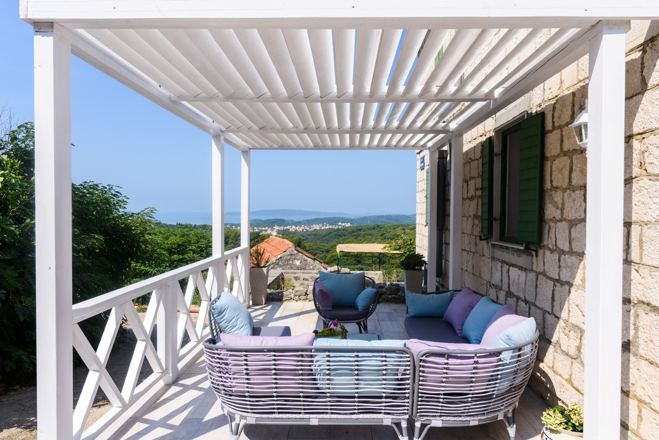 3-Zimmer-Haus mit Terrasse und Meerblick Žedno, Ciovo K-23762