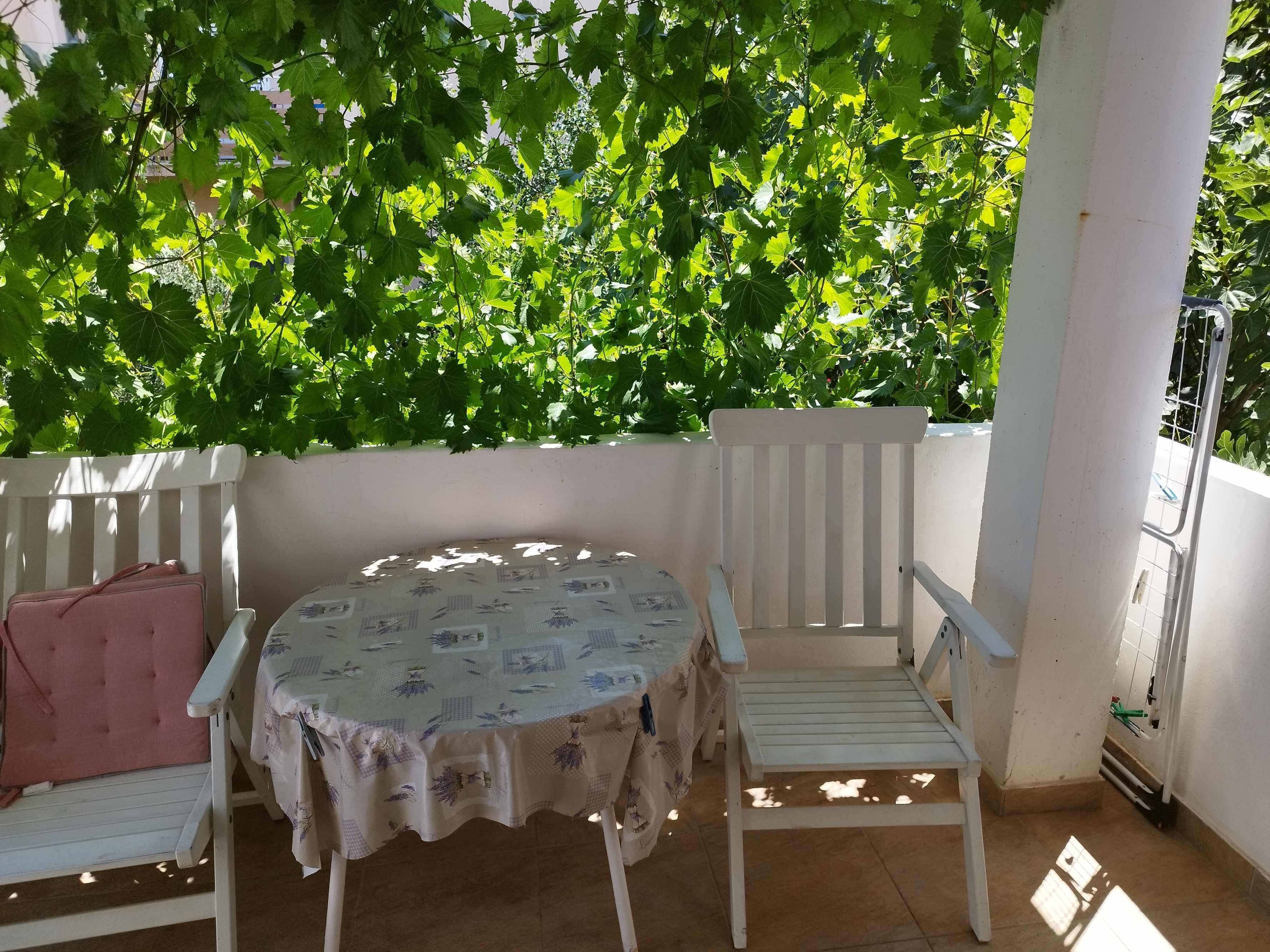 Studio Appartement mit Terrasse und Meerblick Tkon, Pasman AS-6221-a