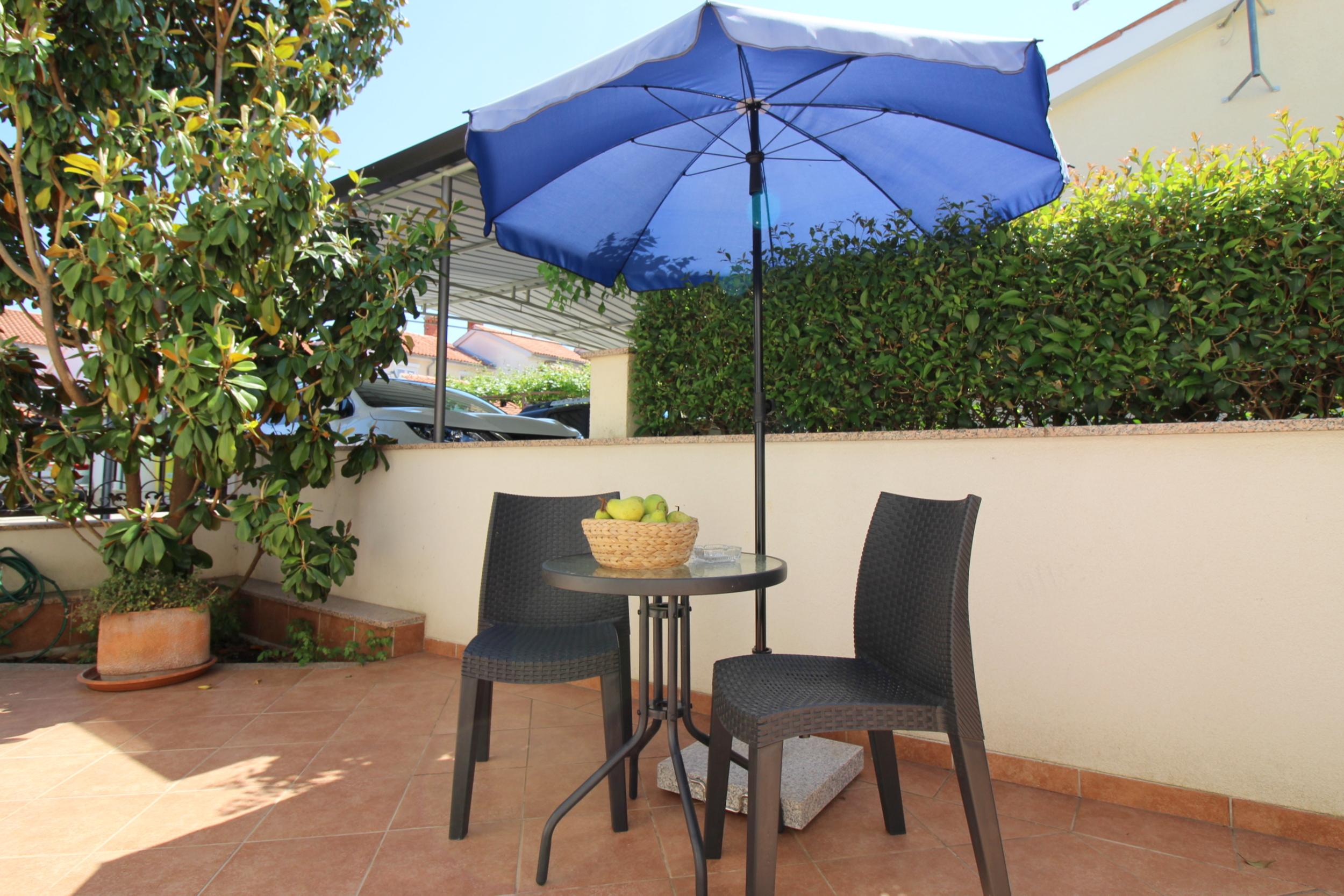 Studio-Wohnung für 2-3 Pers mit 28 m² im EG, Sat-Tv, WLAN, Terrasse