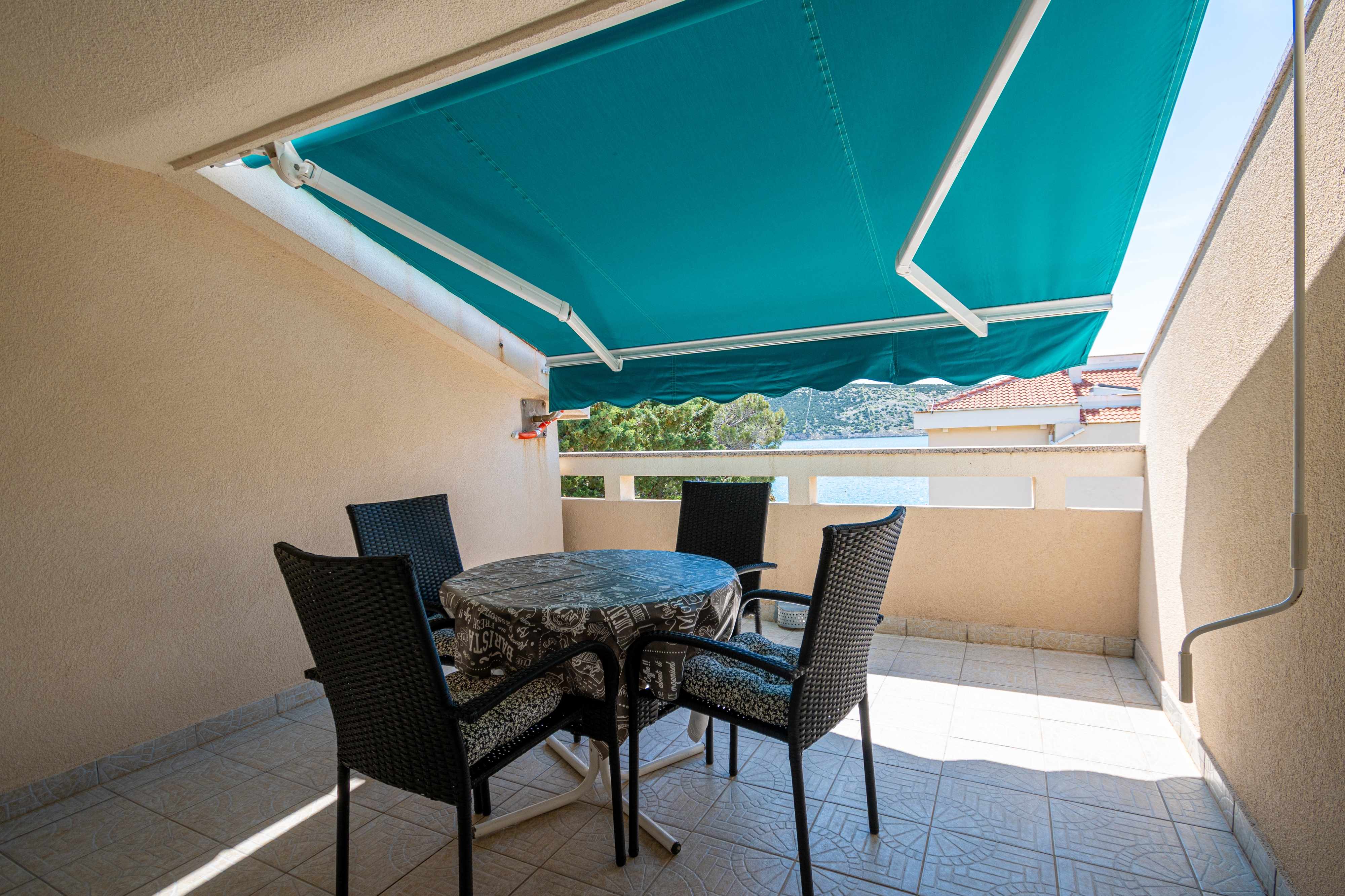 2-Zimmer-Ferienwohnung am Strand Stara Novalja (Pag) A-21662-b