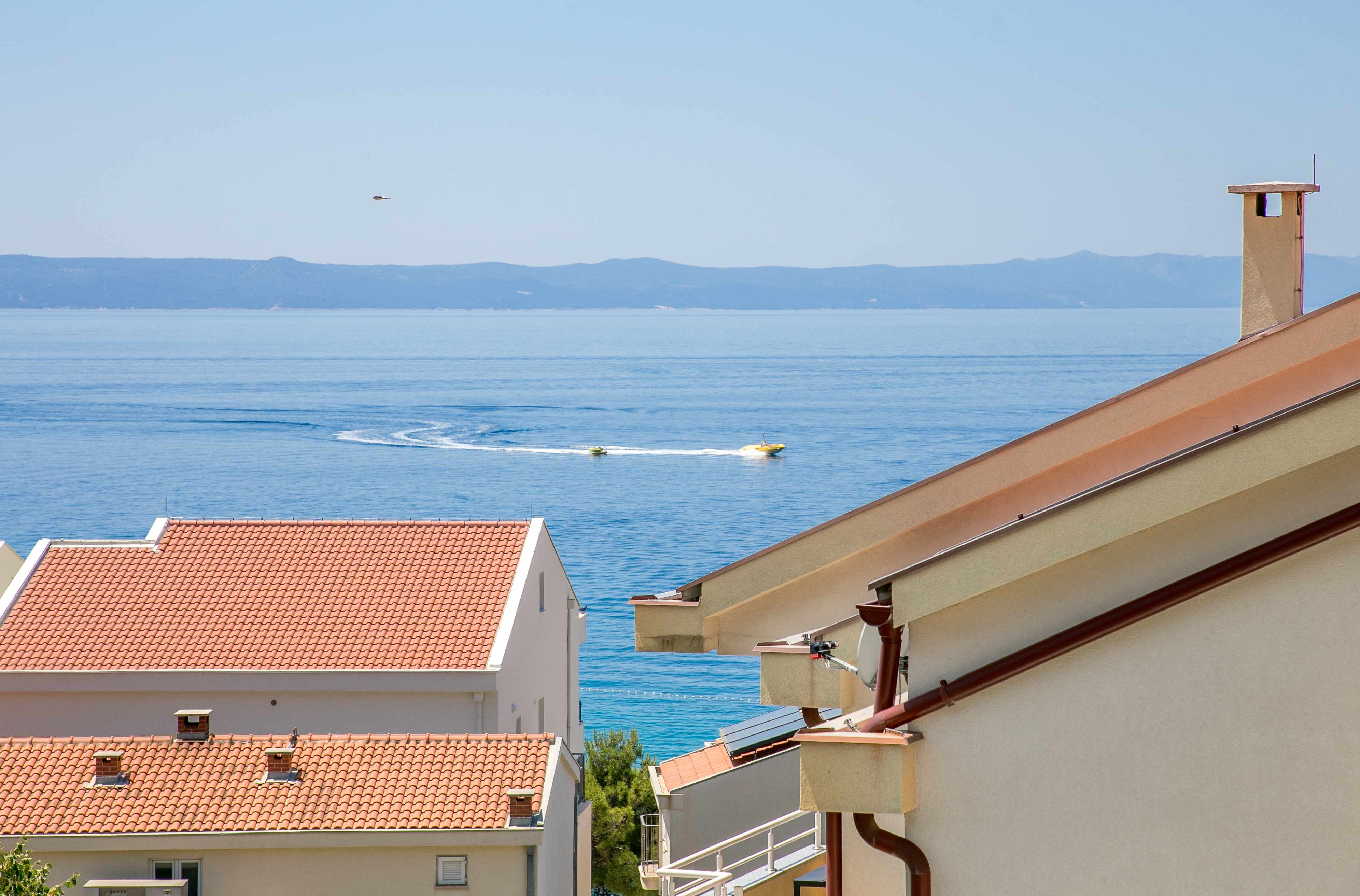 1-Zimmer-Ferienwohnung mit Balkon und Meerblick Tucepi, Makarska A-246