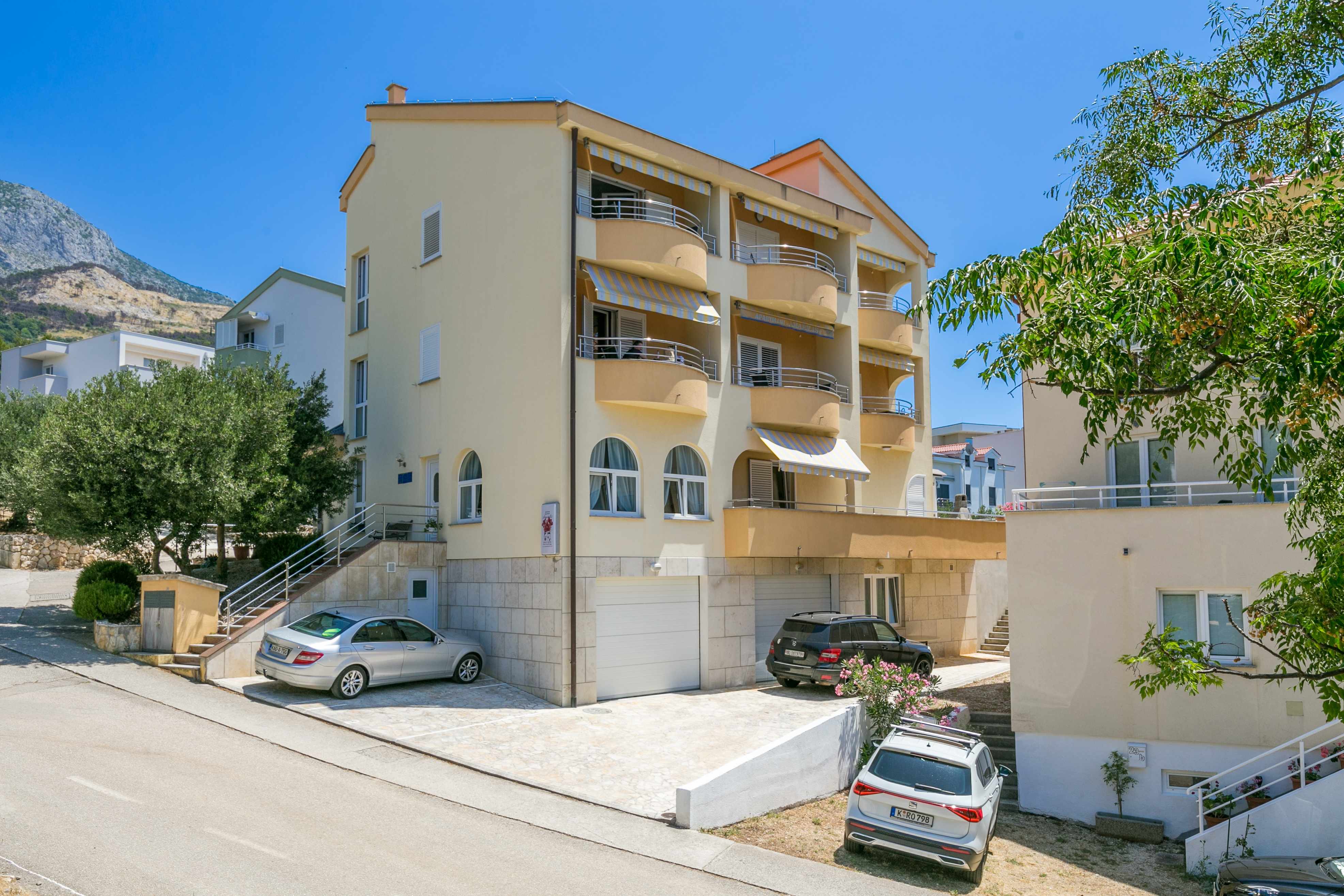 Studio Appartement mit Balkon und Meerblick Tucepi, Makarska AS-24643-