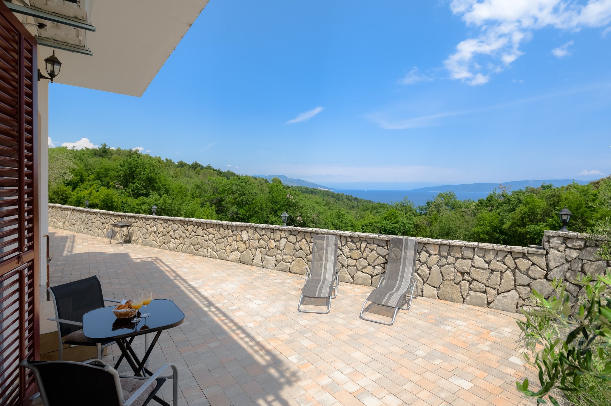 Studio Appartement mit Terrasse und Meerblick Drenje, Labin AS-23001-a