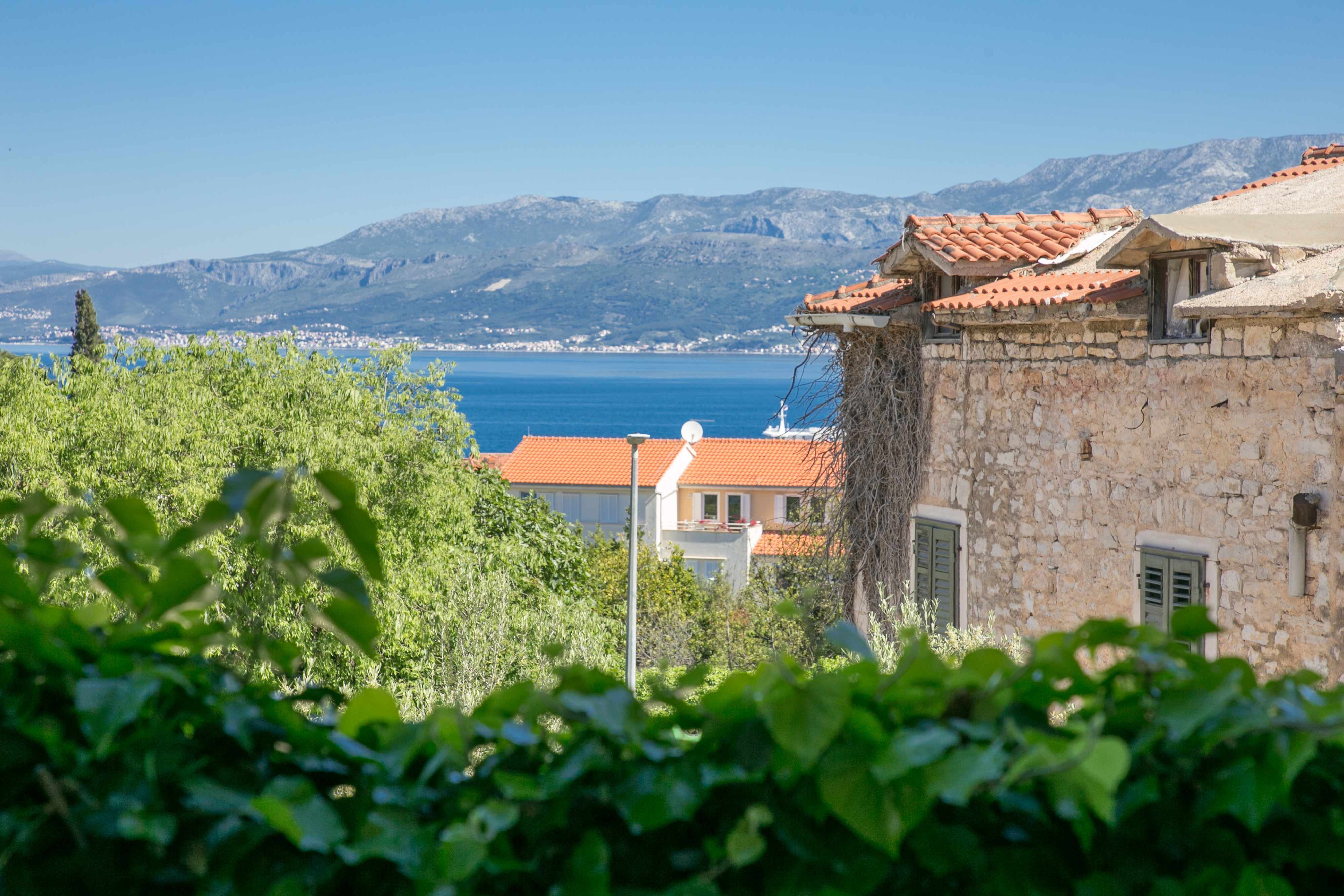 1-Zimmer-Ferienwohnung mit Terrasse und Meerblick Supetar, Brac A-2212