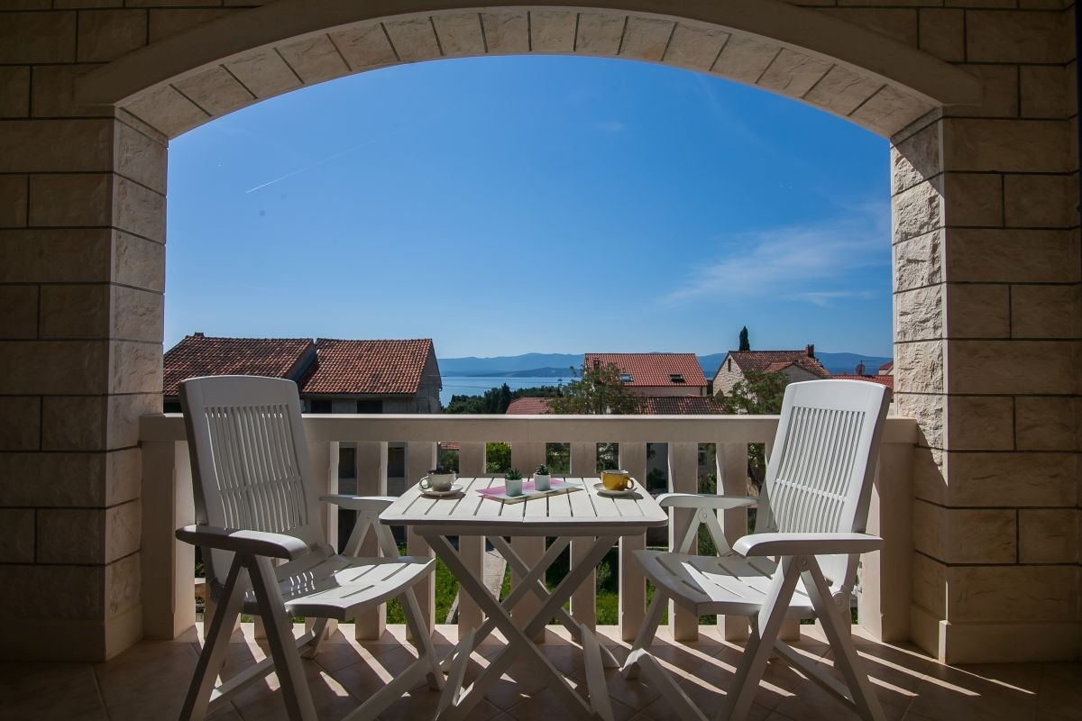 Studio Appartement mit Terrasse und Meerblick Bol, Brac AS-23845-a