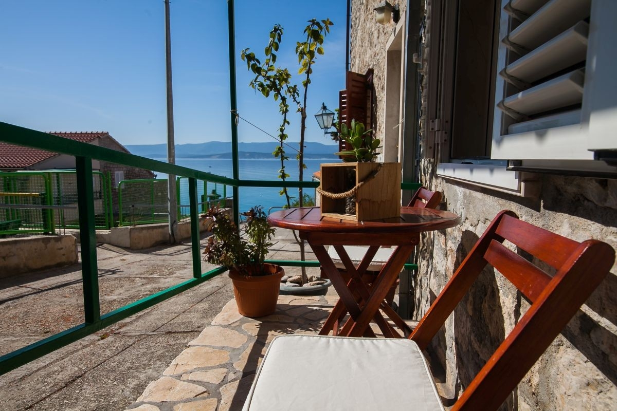 Studio Appartement mit Terrasse und Meerblick Bol, Brac AS-23852-a