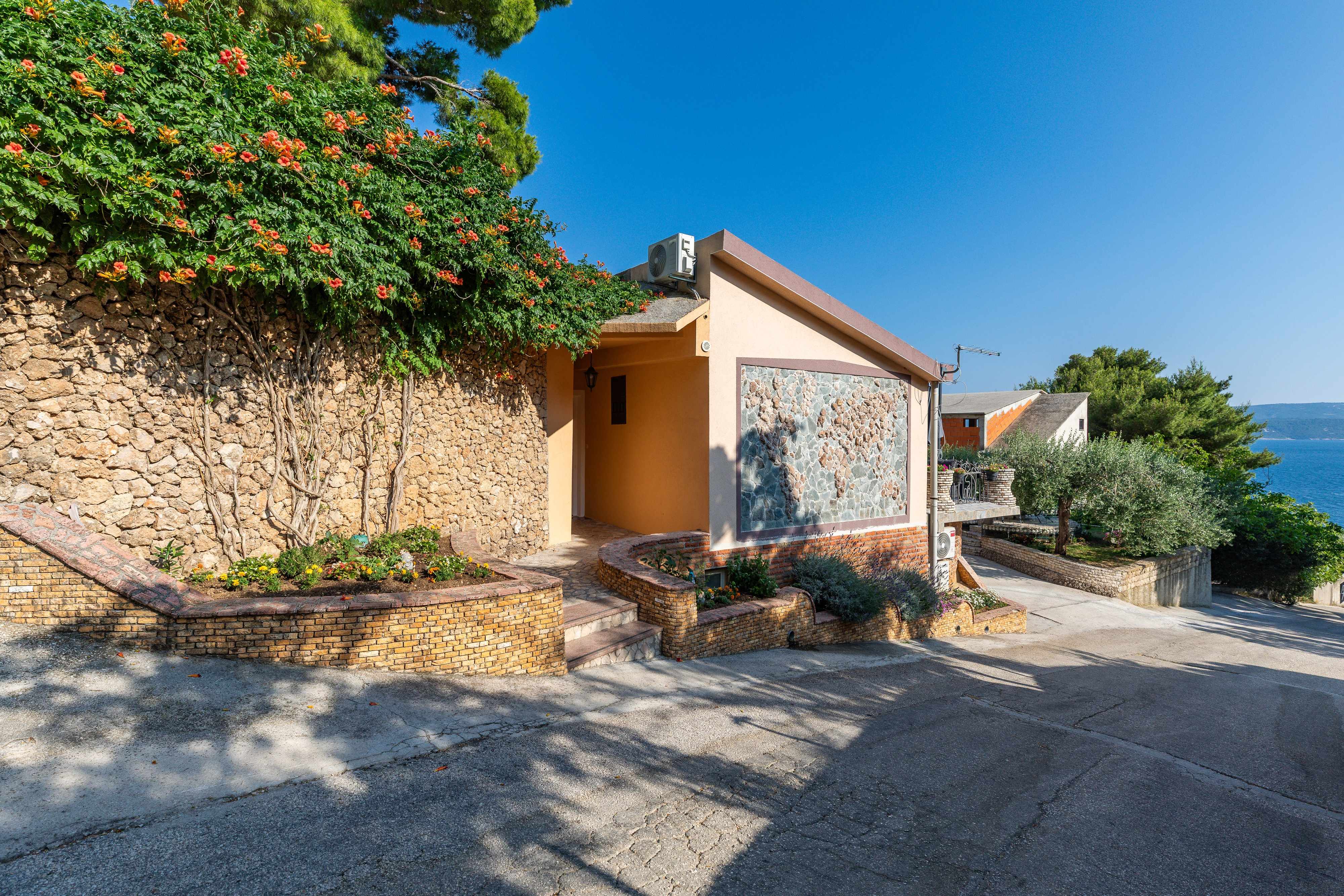 Studio Appartement mit Terrasse und Meerblick Lokva Rogoznica, Omis AS