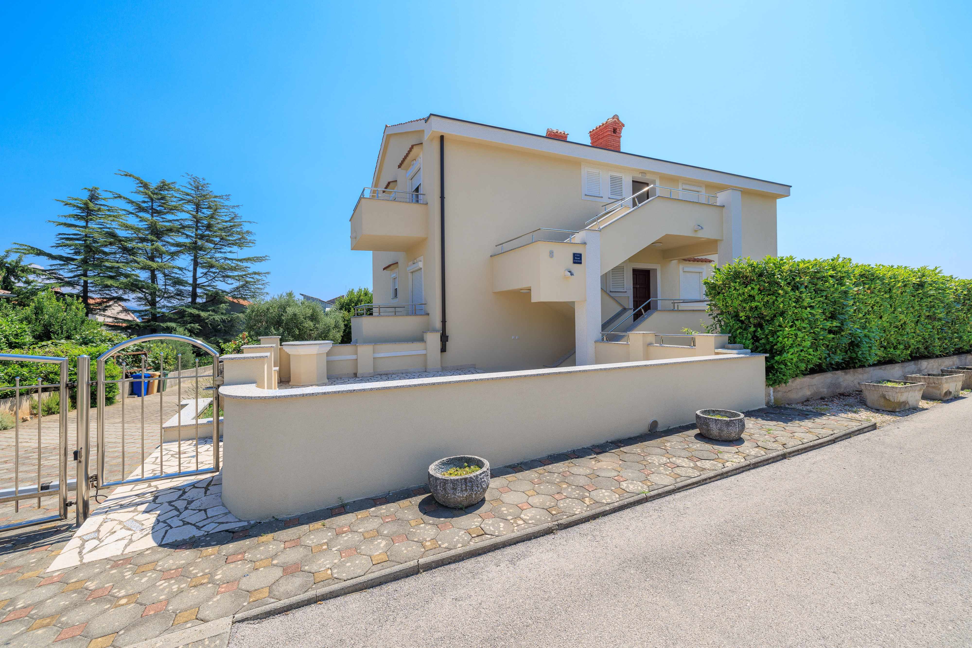 1-Zimmer-Ferienwohnung mit Balkon und Meerblick Krk A-24809-b