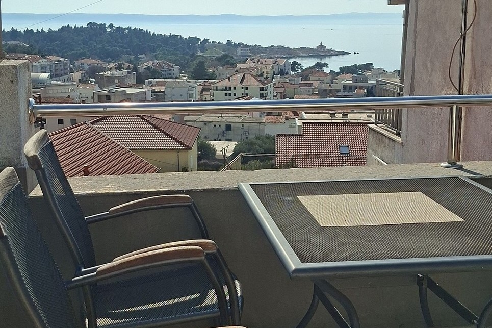 1-Zimmer-Ferienwohnung mit Terrasse und Meerblick Makarska A-25328-a
