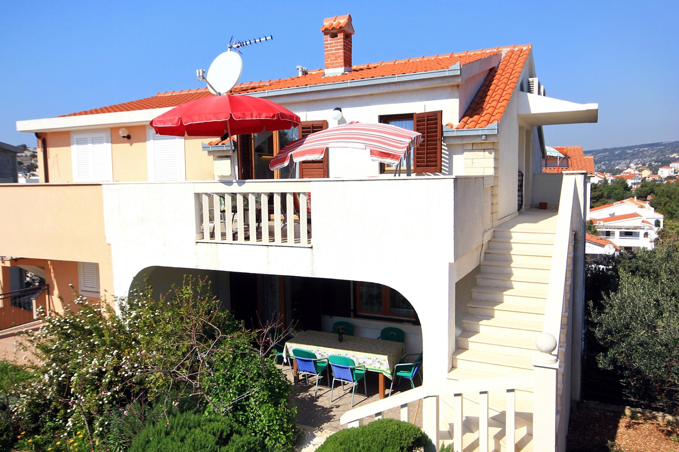 2-Zimmer-Ferienwohnung am Strand Sevid, Trogir A-9468-a