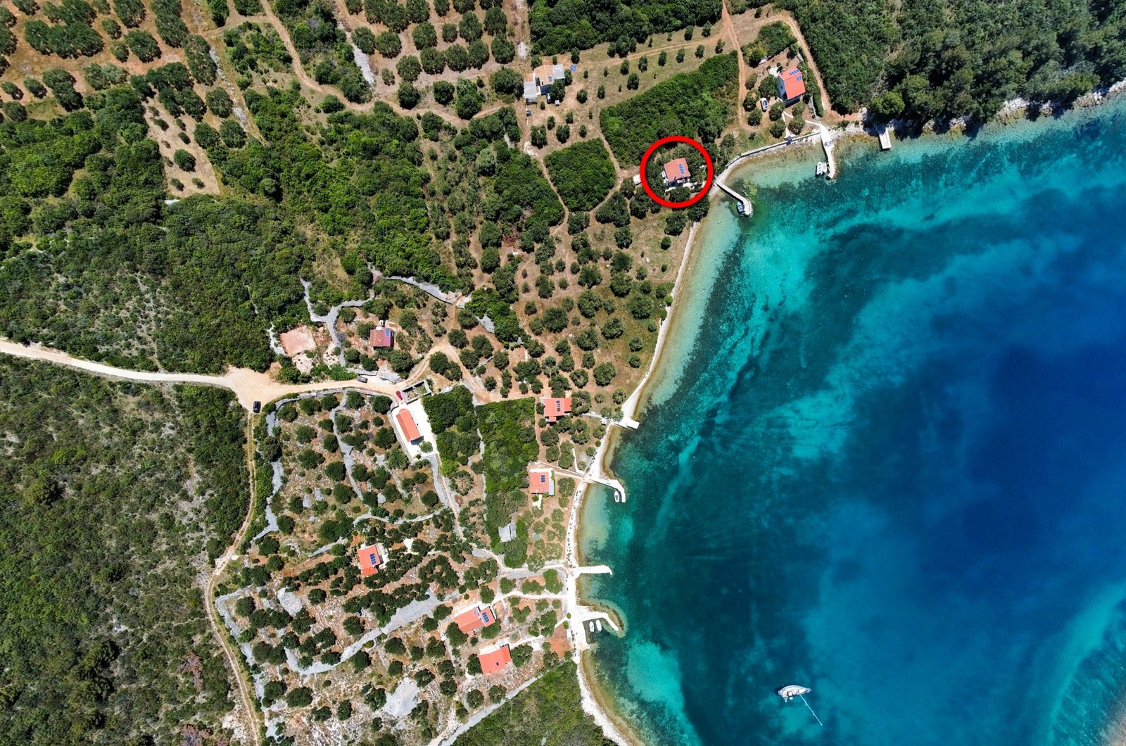 2-Zimmer-Haus am Strand Bucht Sveti Ante, Pasman K-23183