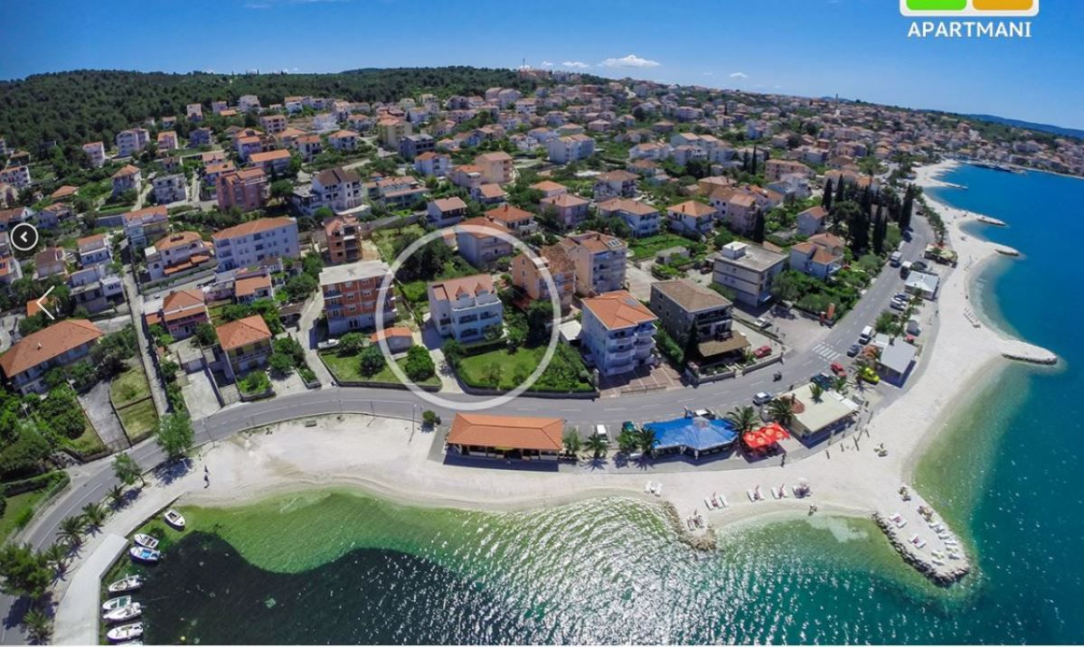 Ferienwohnung in Okrug Gornji mit Klima, Sat-TV, Meerblick