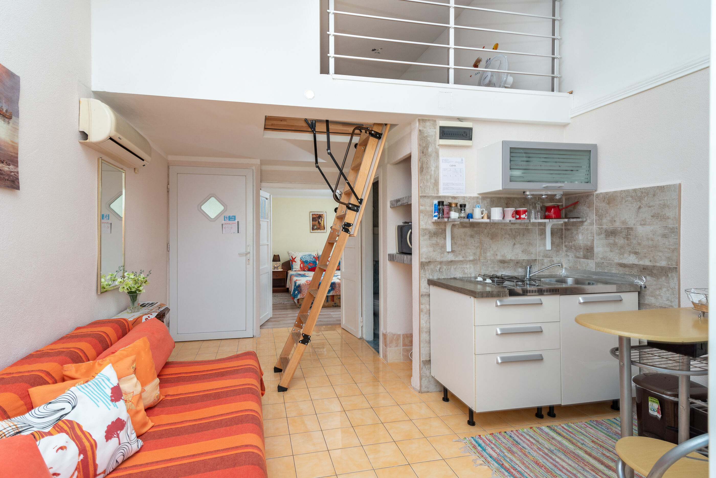 Ferienwohnung in Trogir mit Klima, Meerblick, Internet