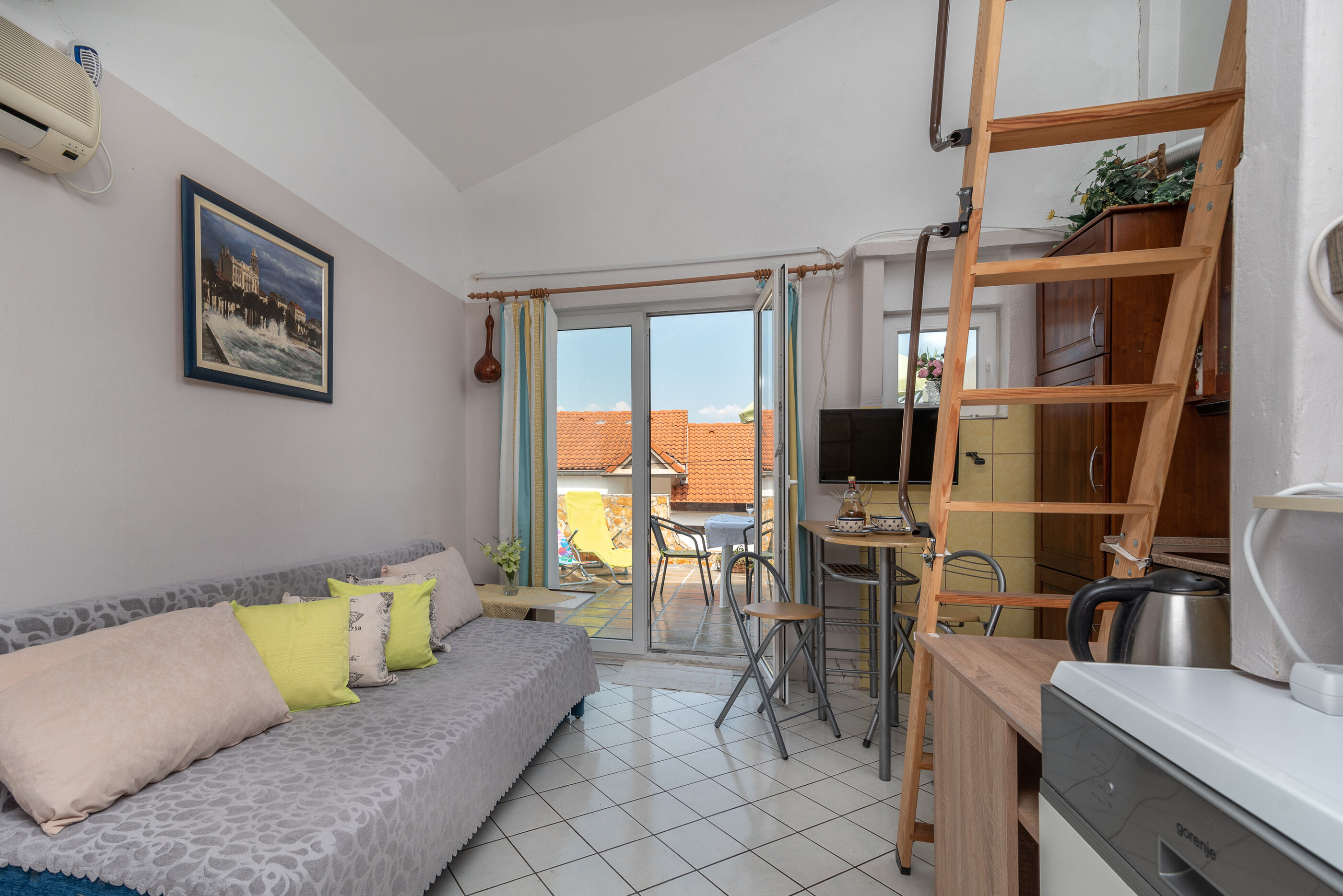 Ferienwohnung in Trogir mit Klima, Meerblick, Internet