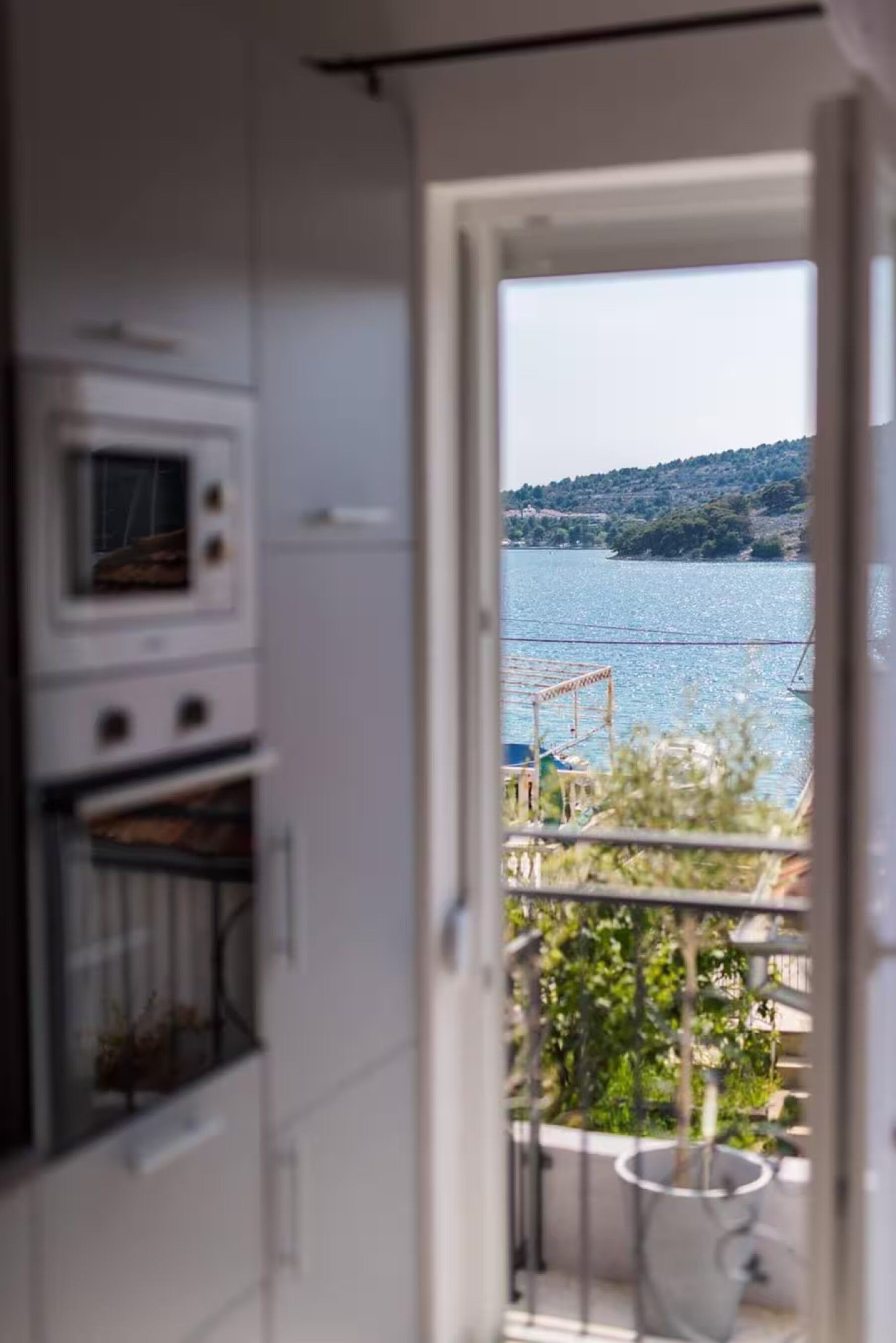 Ferienwohnung in Tisno mit Klima, Meerblick, Internet