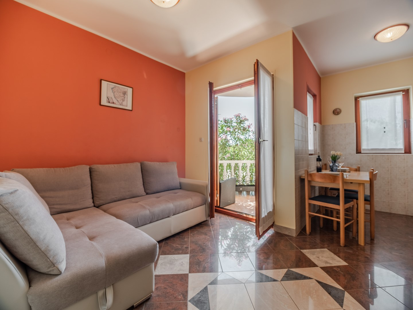 Charmantes Apartment mit Balkon in Banjole