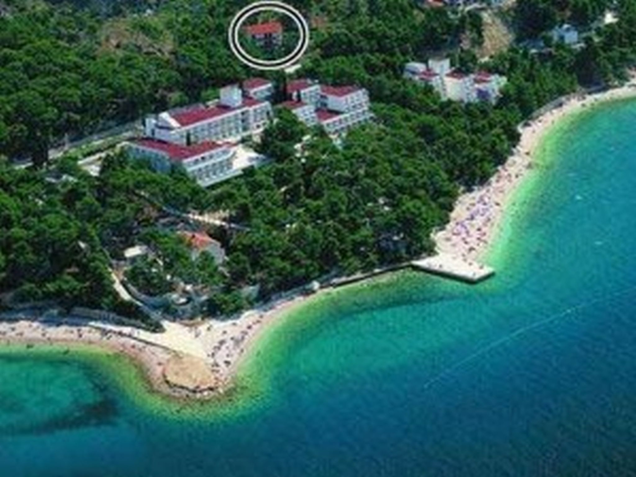 Studio in Baska Voda mit Klima