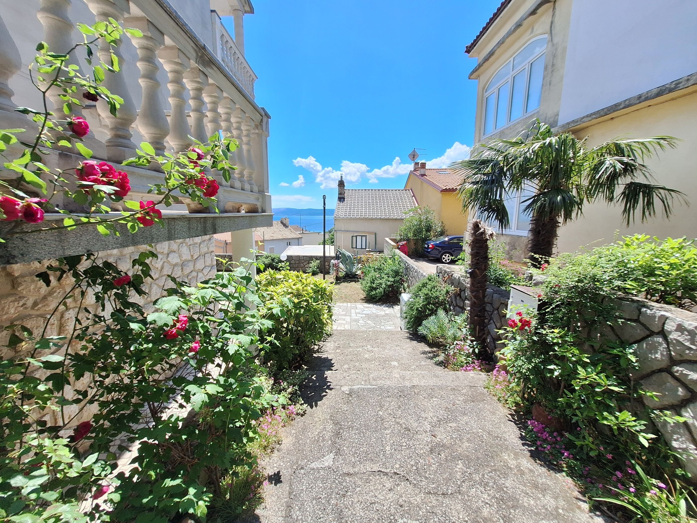Studio in Crikvenica mit Klima, Sat-TV, Meerblick
