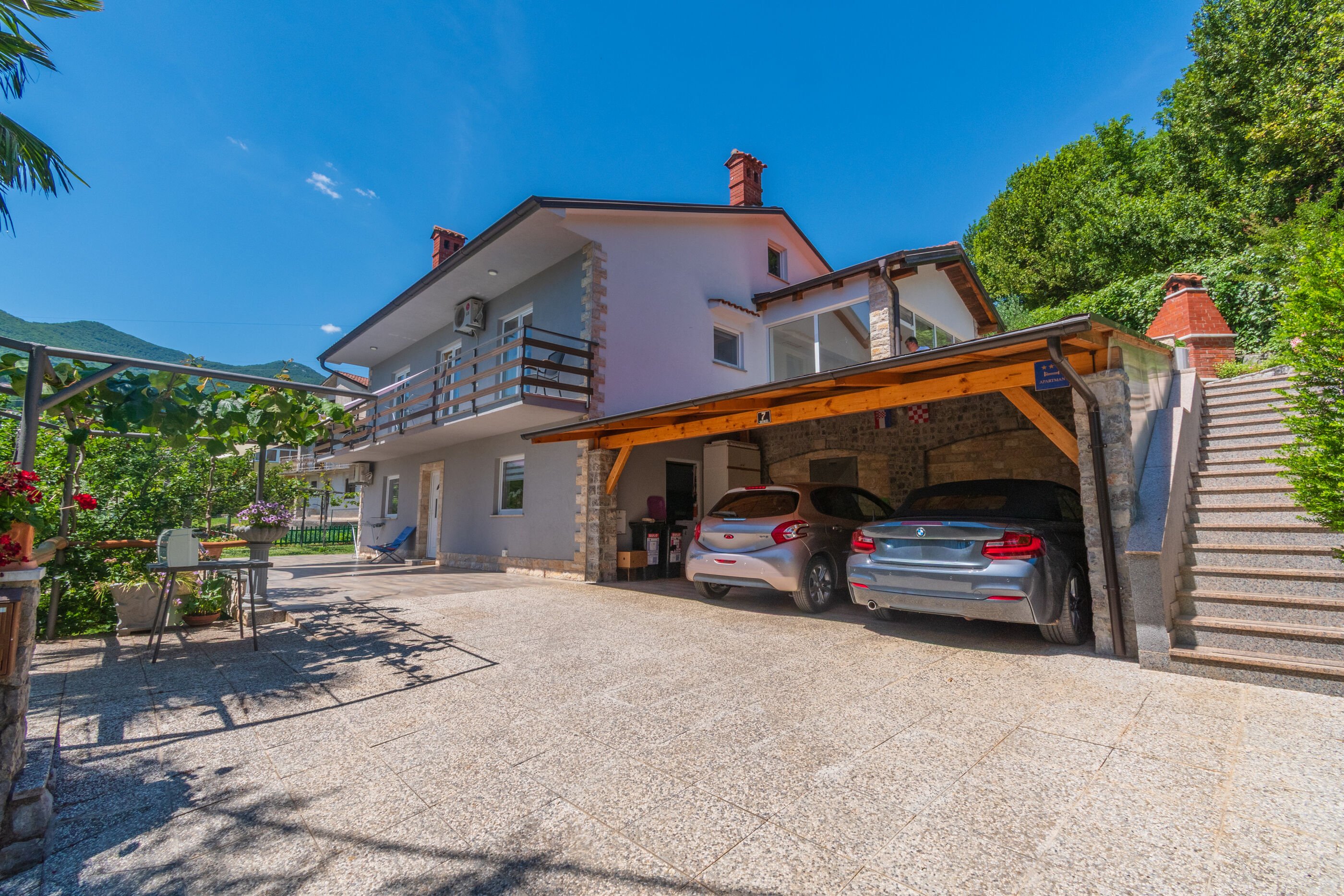 Ferienwohnung in Opatija mit Klima, Internet, Grill