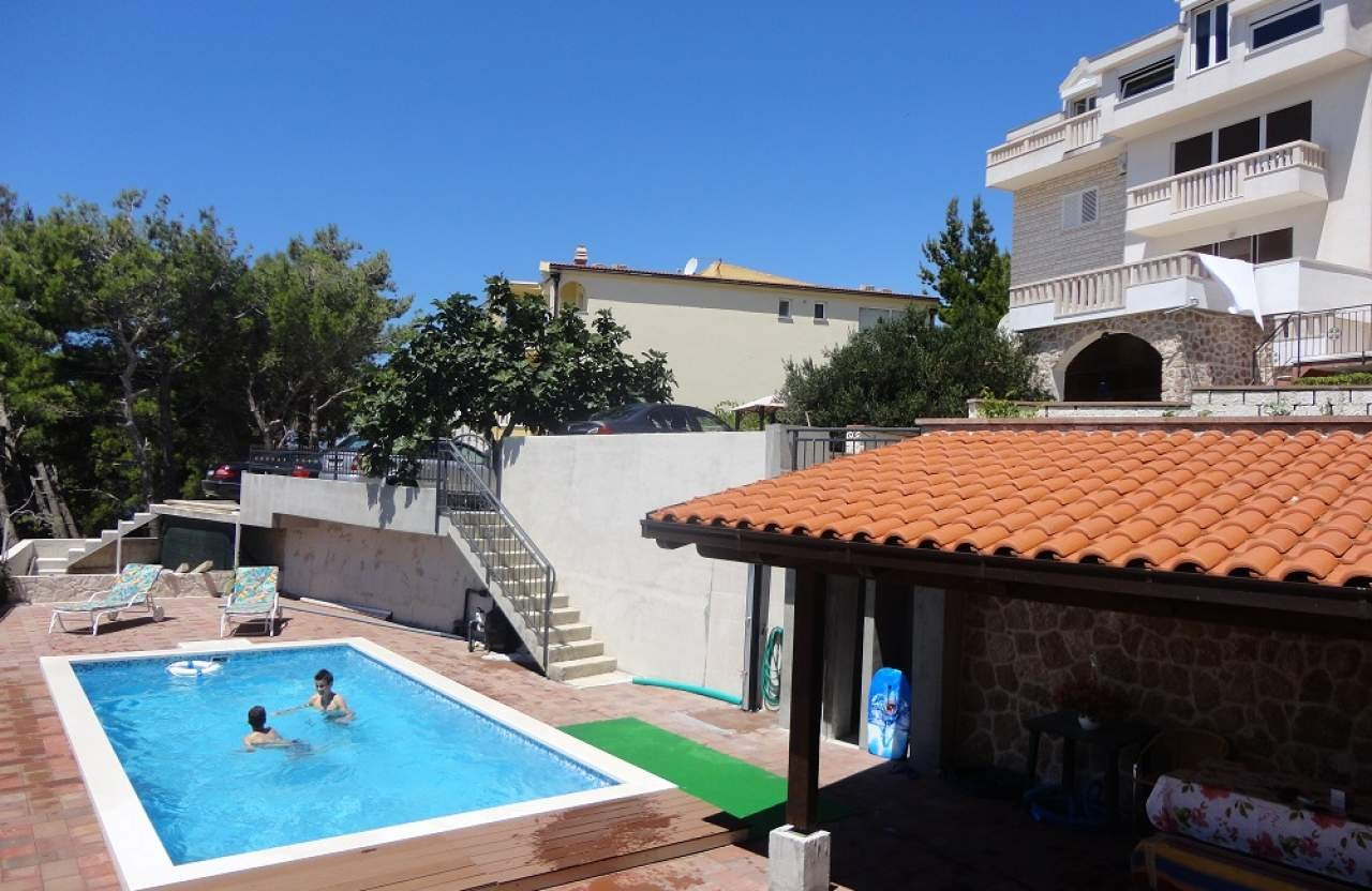 Apartment mit Meerblick in Stanici für 3-4 Pers mit Klima & Sat-T