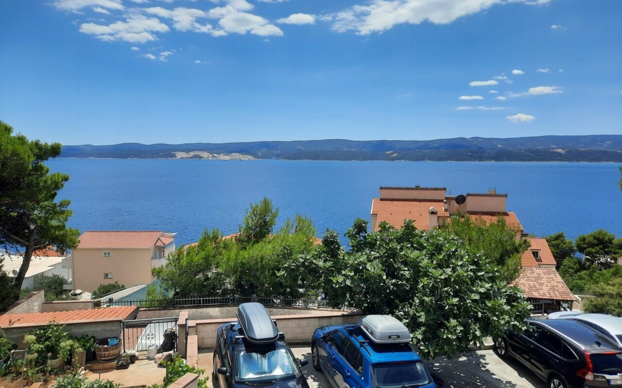 Apartment mit Meerblick in Stanici für 3-4 Pers mit Klima & Sat-T