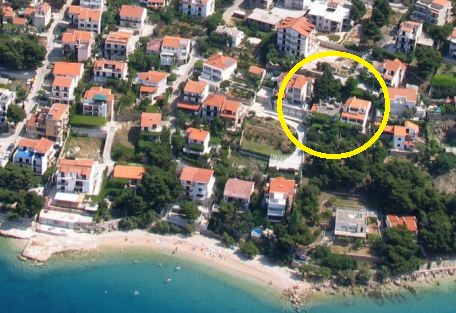 110 m² großes Apartment für 6-8 Pers mit Meerblick in Nemira