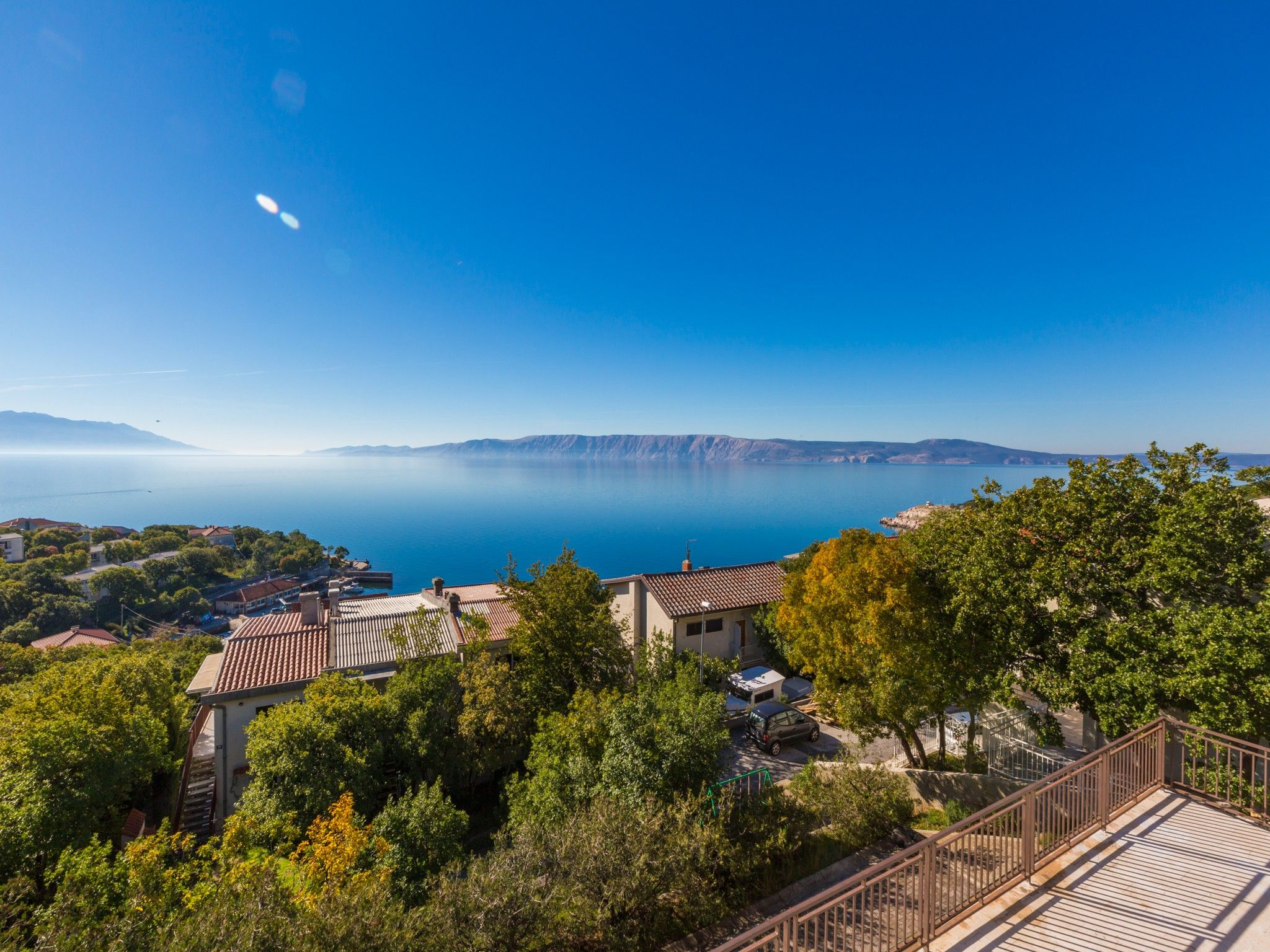 Ferienhaus mit traumhaften Meerblick in Povile bei Novi Vinodolski