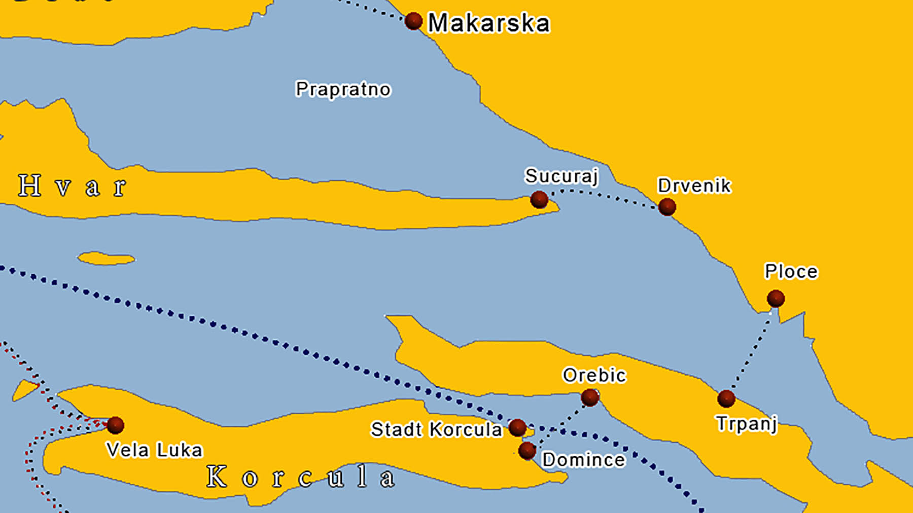 Fähre Hvar | Fahrplan und Preise für 2024 √