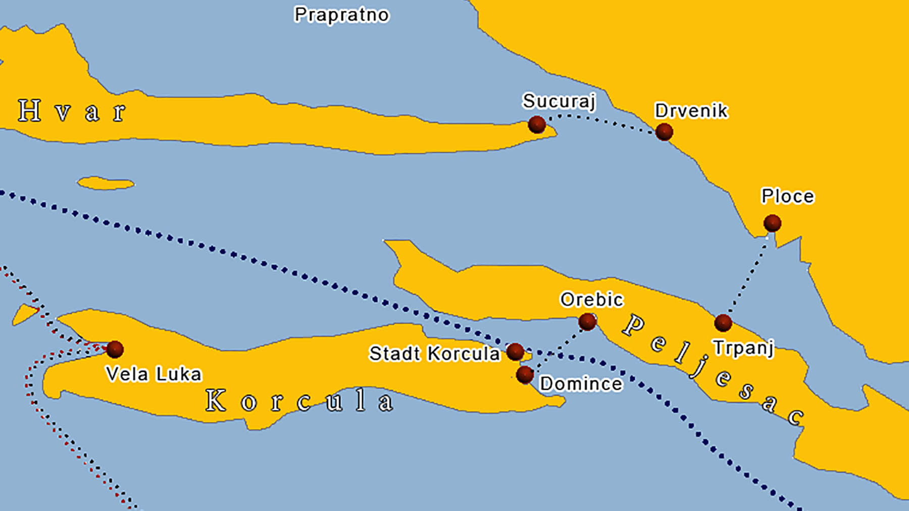 Fähre Peljesac | Fahrplan und Preise für 2022 √