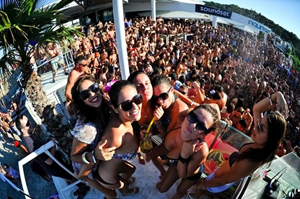 Partystrand Zrce in Novalja Partystrand Zrce in Novalja