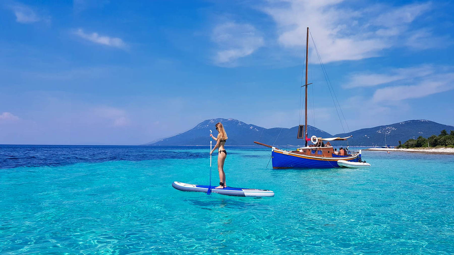 SUP in Kroatien Stand up paddling in Kroatien √ Kroati.de