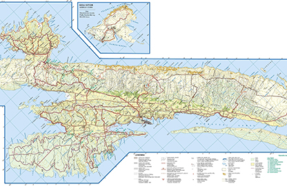 Map W 2 Rab Wandern Insel Rab | Die besten Wanderwege und Trekkingpfade √