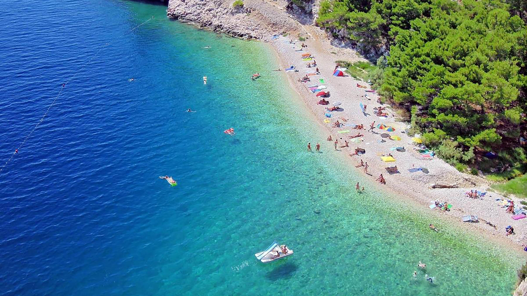 FKK Strand Nugal in Makarska - Strandführer Kroati.de