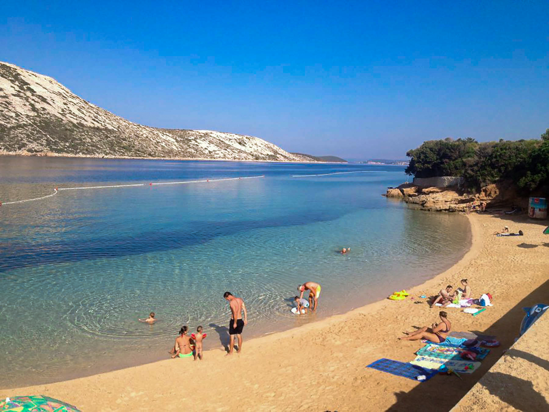 Strand Pudarica Insel Rab Kroatien Kroati.de √