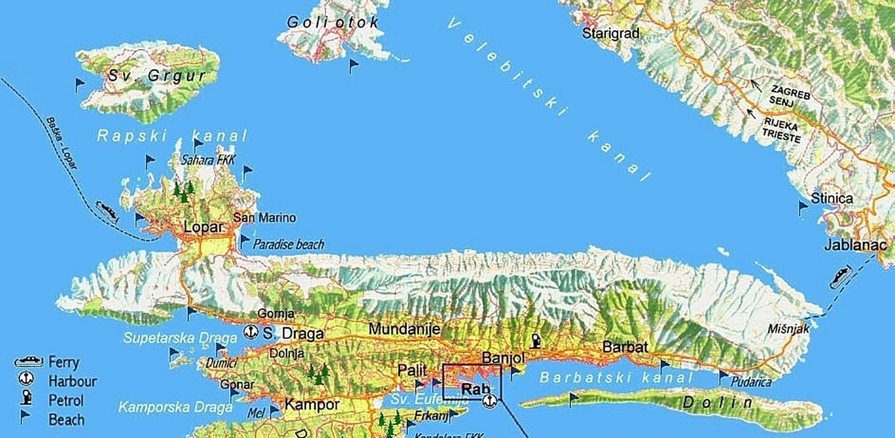 Insel Rab Kroatien Reiseführer √ Kroati.de
