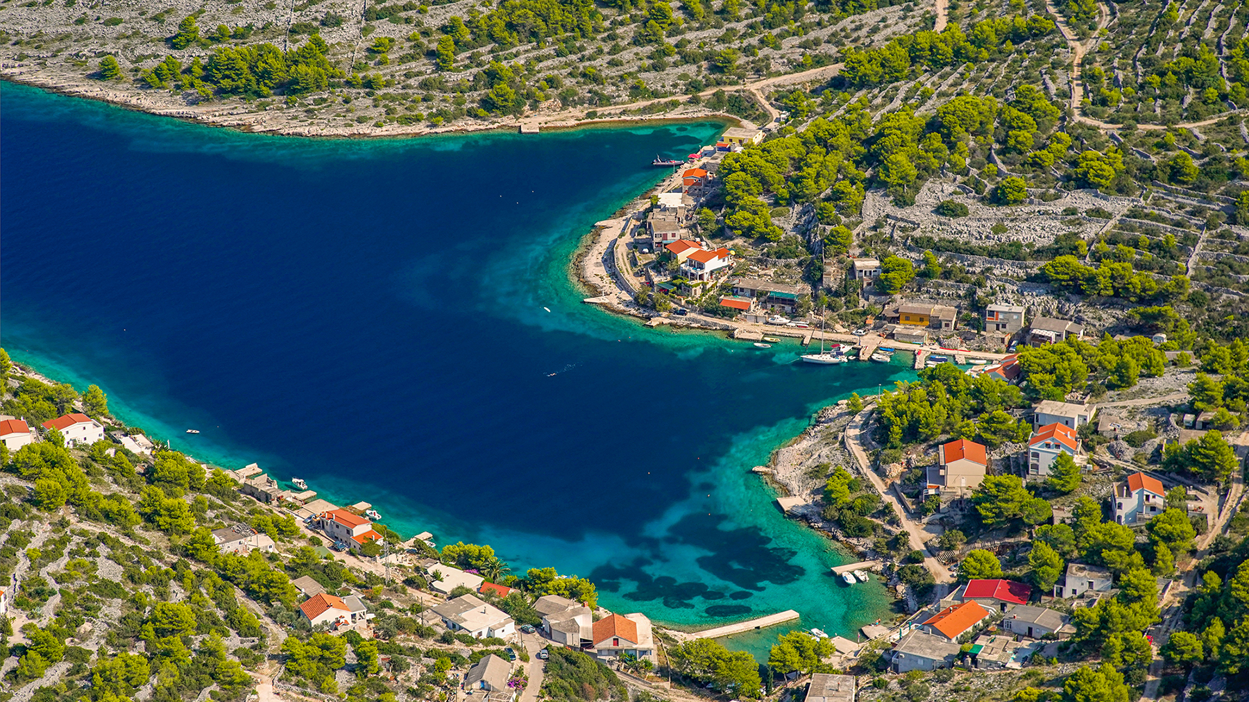 Elegantes Schonste Insel Von Kroatien Fotosnull
